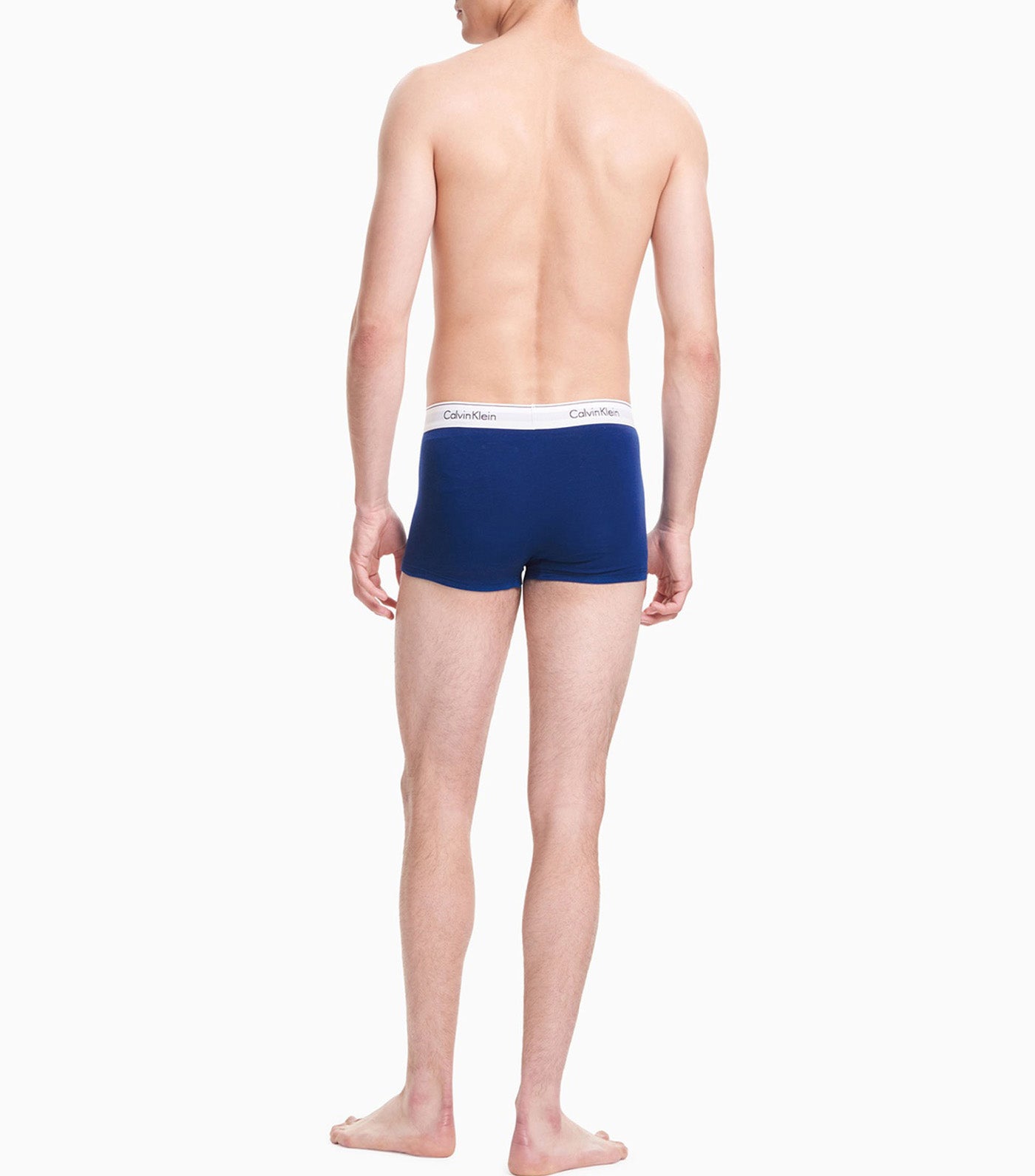 Modern Cotton Stretch Trunks 2 Pack Blue