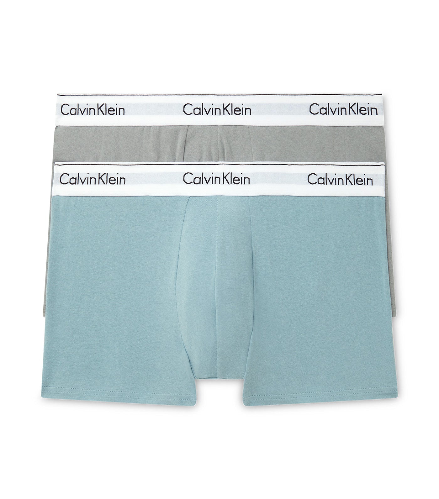 Calvin Klein Modern Cotton Stretch Trunks 2 Pack Light Blue Rustan s