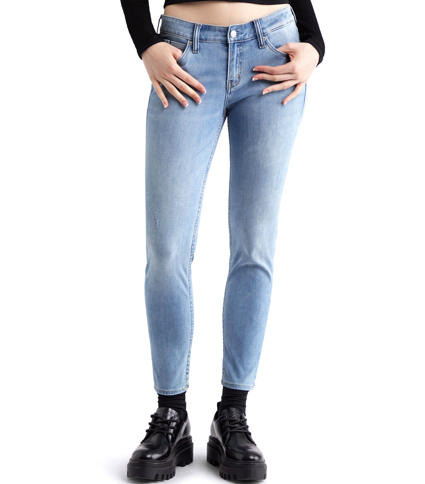 37.5 Bi-Stretch Body Ankle Jeans Blue