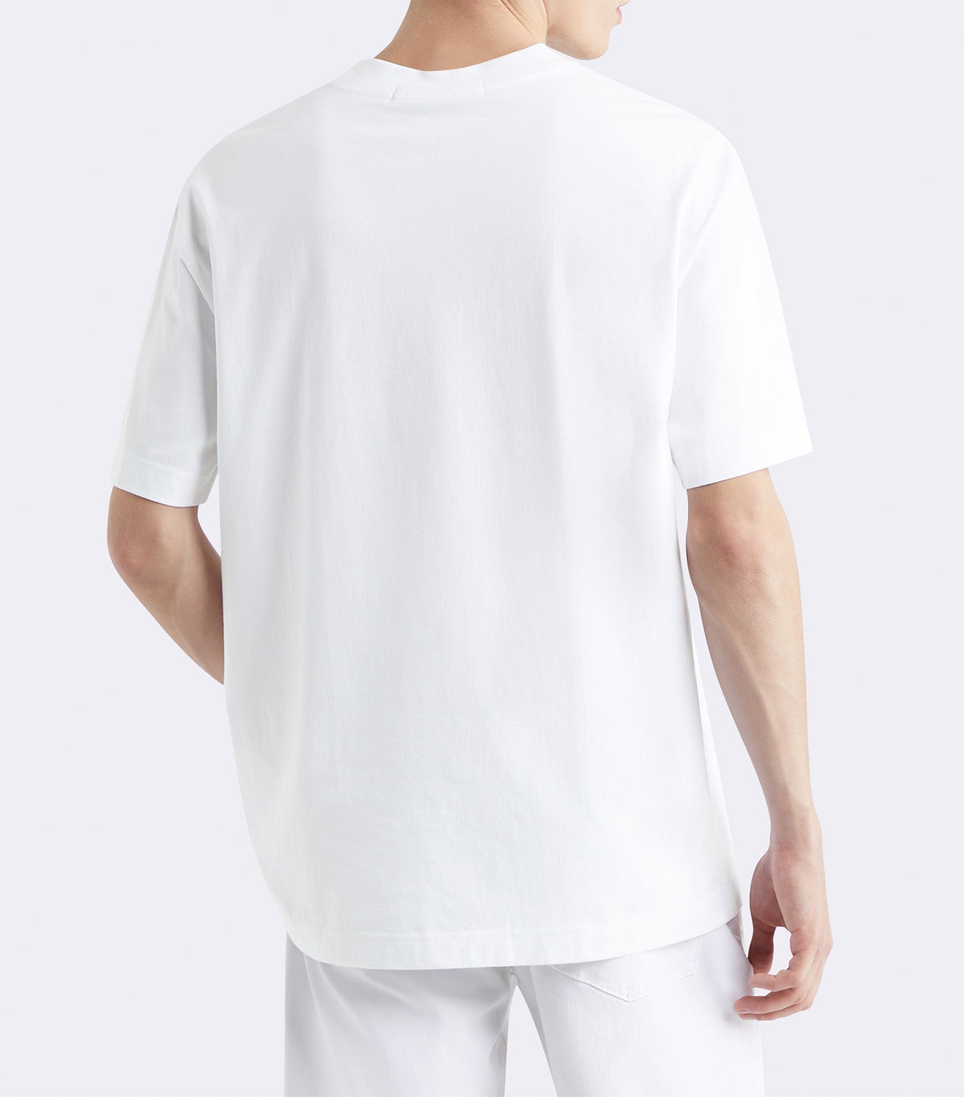 Logo Photo Print T-Shirt Bright White
