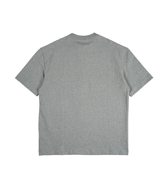 Relaxed Fit Standard Logo Crewneck T-Shirt Medium Gray Heather