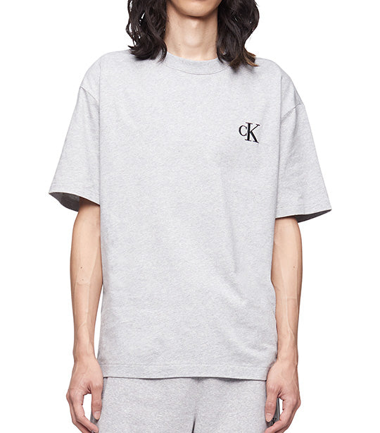 Relaxed Fit Archive Logo Crewneck T-Shirt Heroic Gray Heather