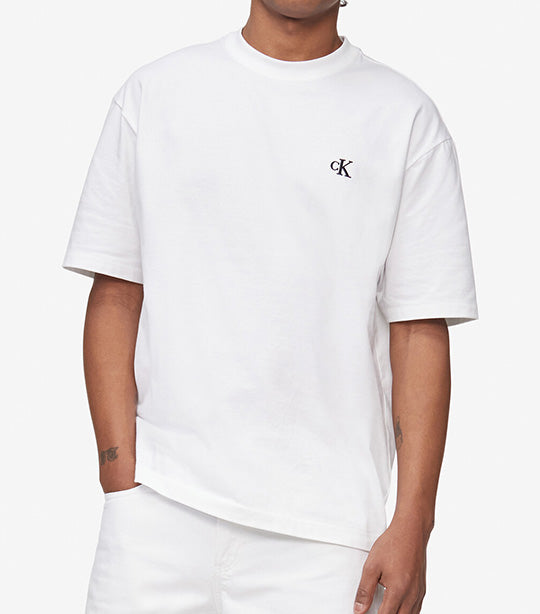 Relaxed Fit Archive Logo Crewneck T-Shirt Brilliant White
