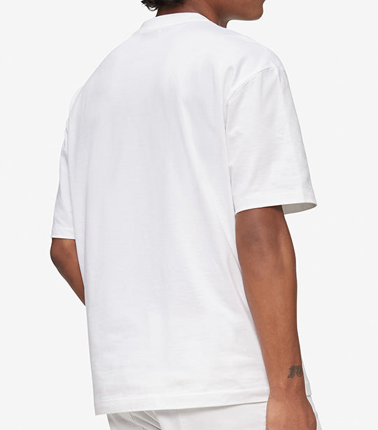 Relaxed Fit Archive Logo Crewneck T-Shirt Brilliant White