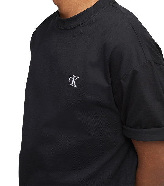 Relaxed Fit Archive Logo Crewneck T-Shirt Black Beauty