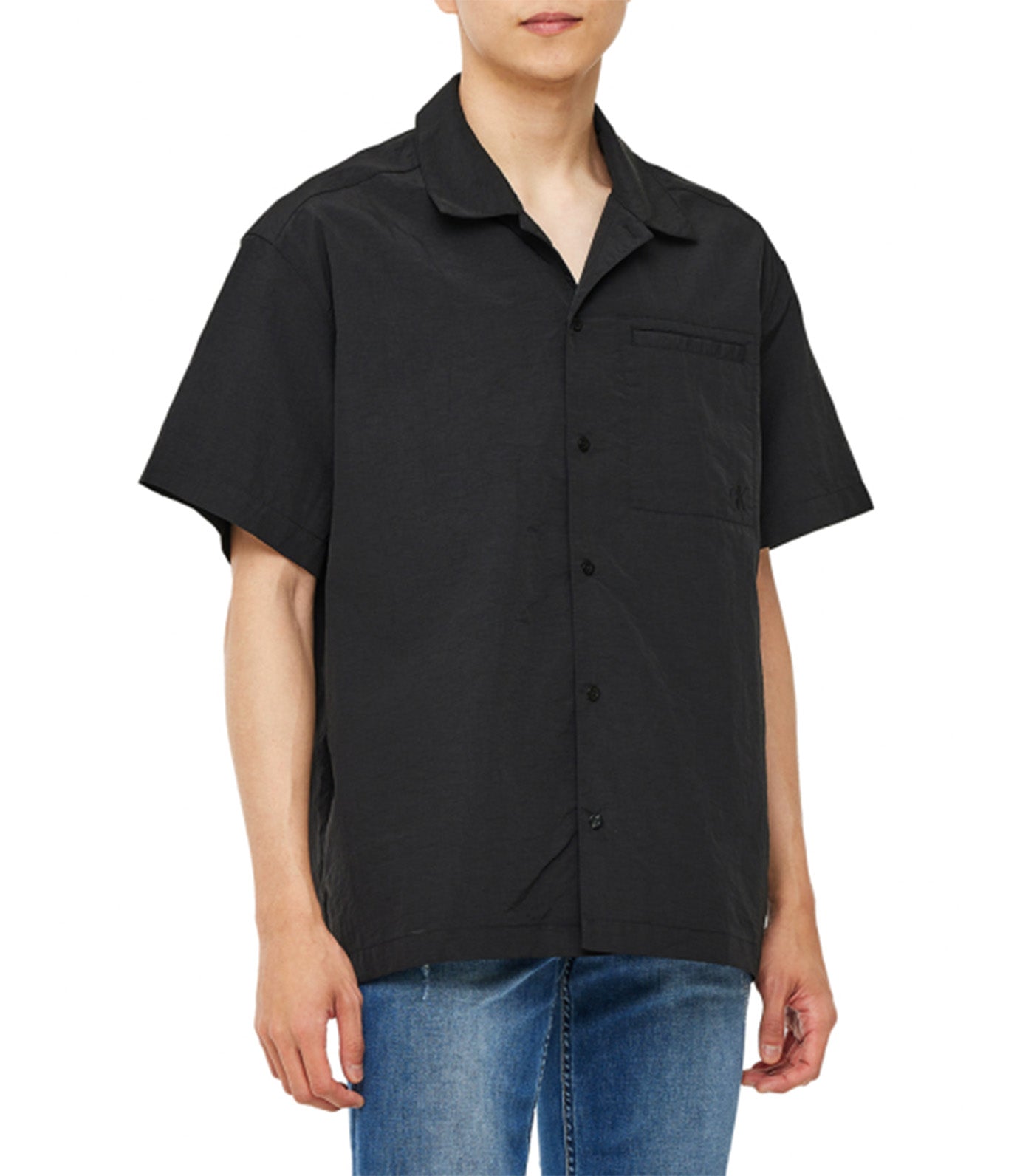 Short Sleeve Relaxed Shirt Black