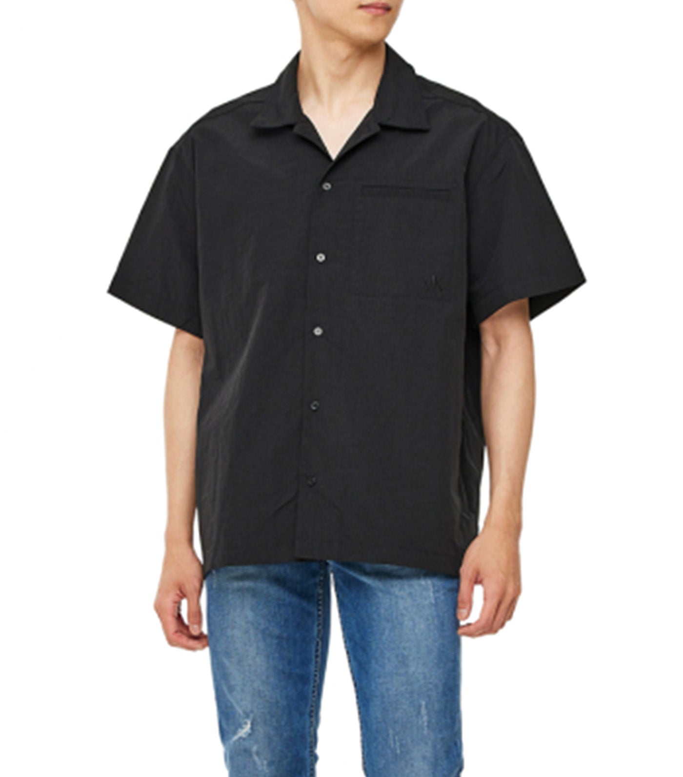 Short Sleeve Relaxed Shirt Black