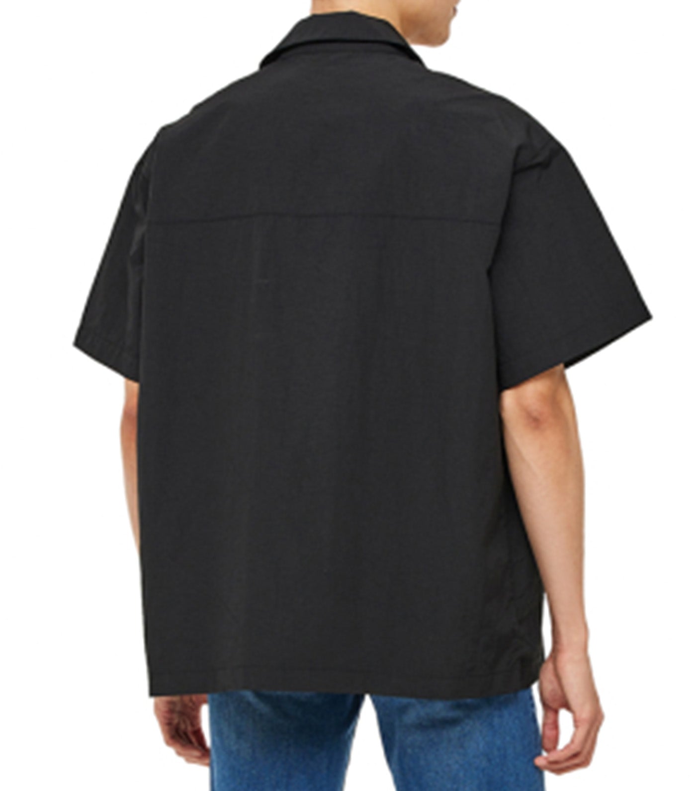 Short Sleeve Relaxed Shirt Black