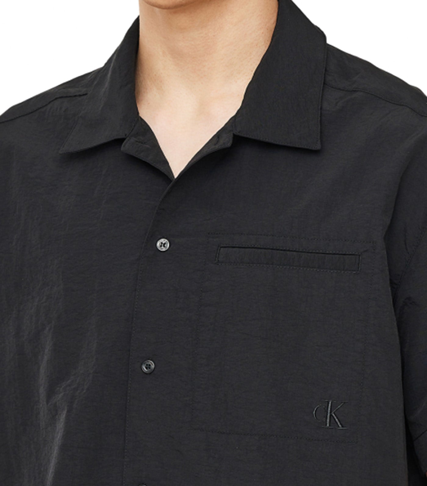 Short Sleeve Relaxed Shirt Black