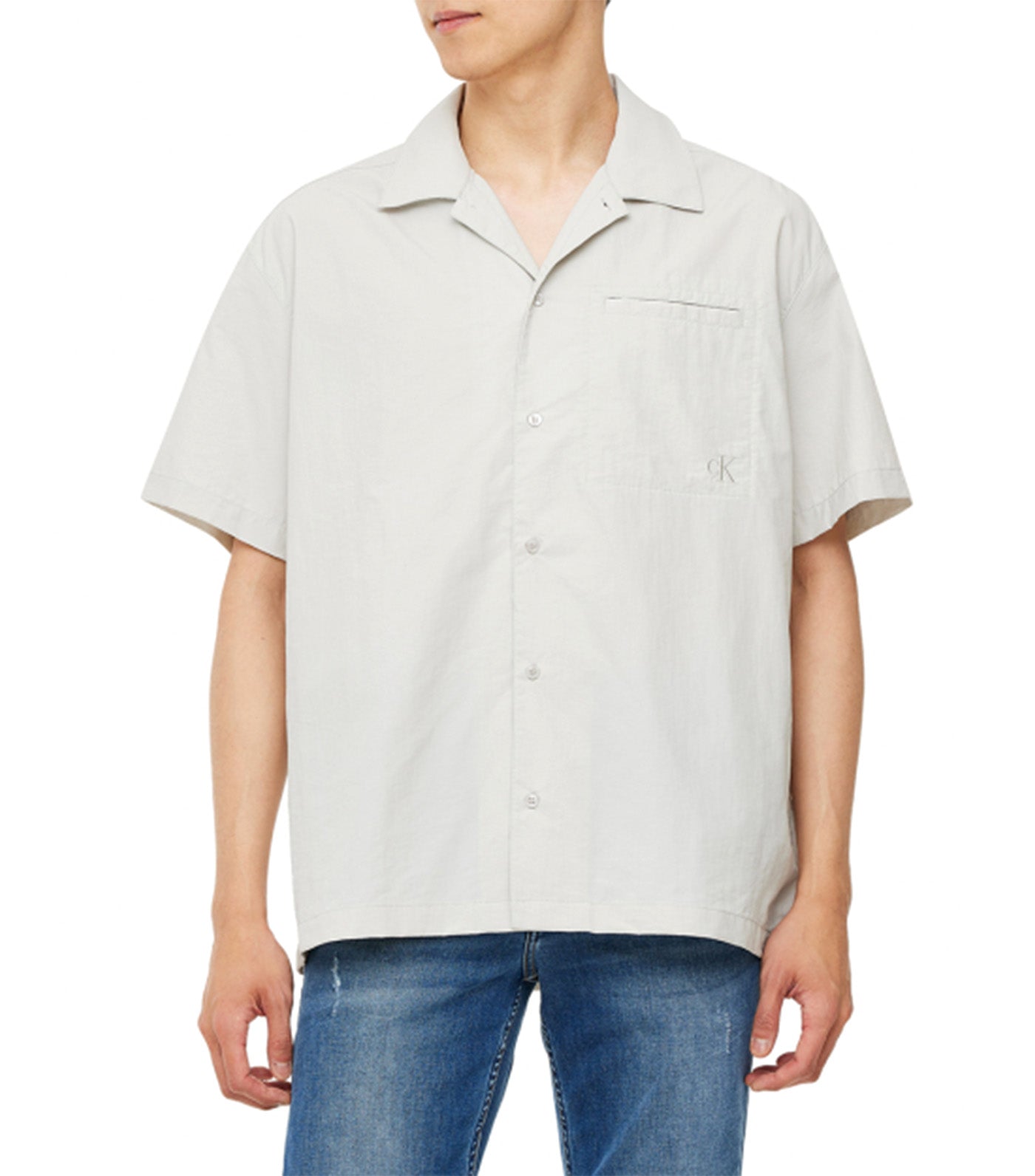 Short Sleeve Relaxed Shirt Lunar Rock