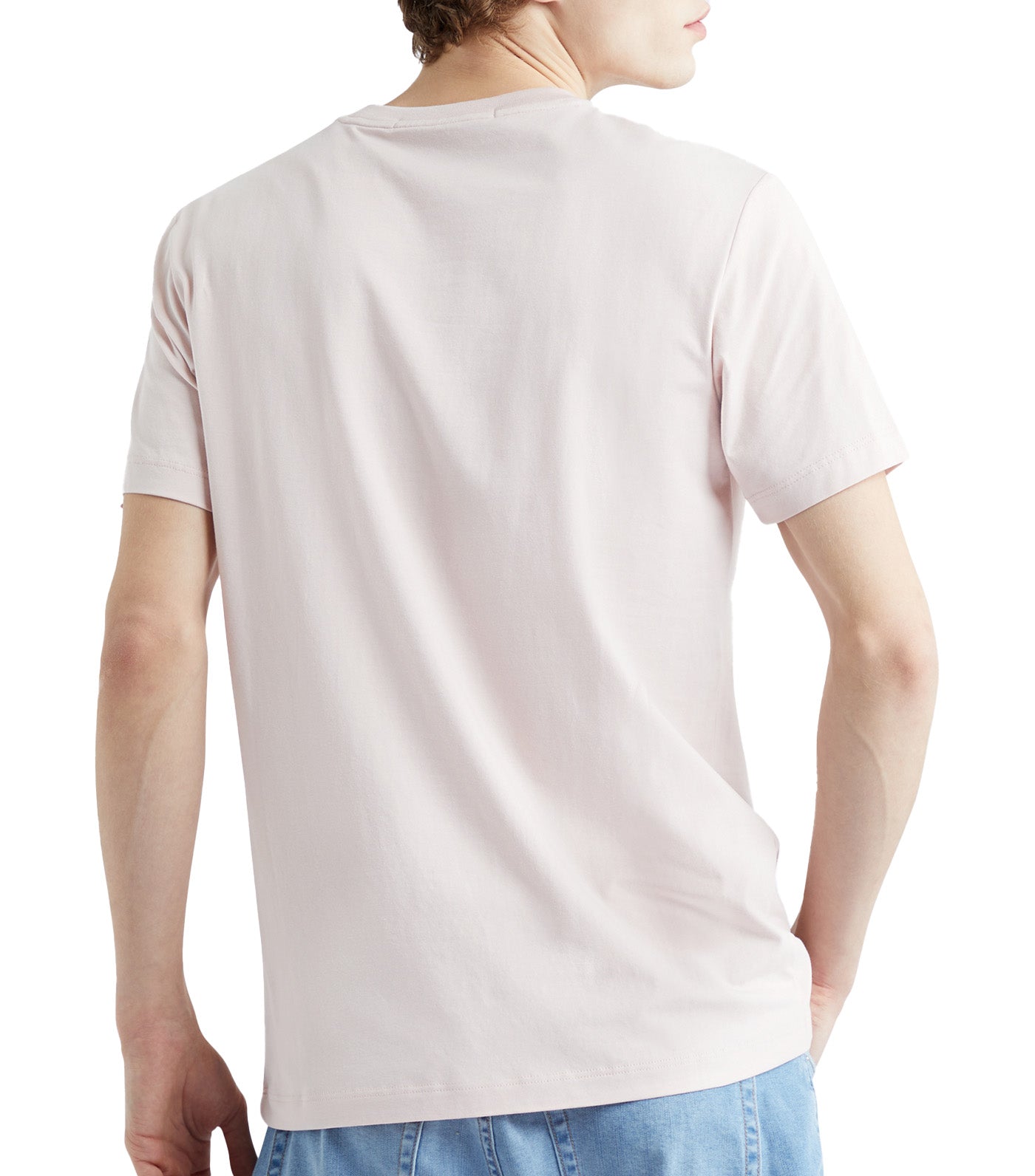 Institutional Logo Slim Tee Sepia Rose