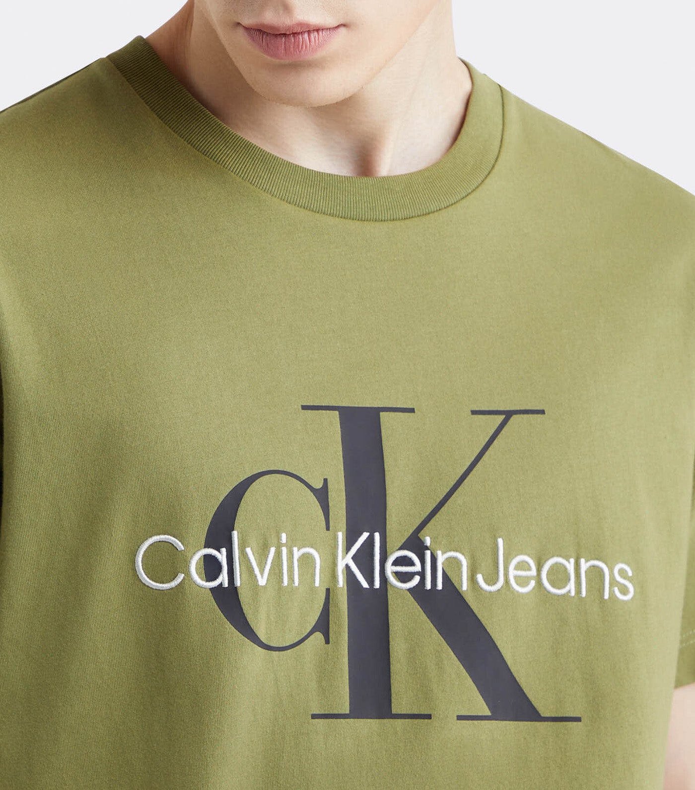 トップス  Clein Modernist Embroidery Shirt Calvin Clein Modernist Embroidery Shirt