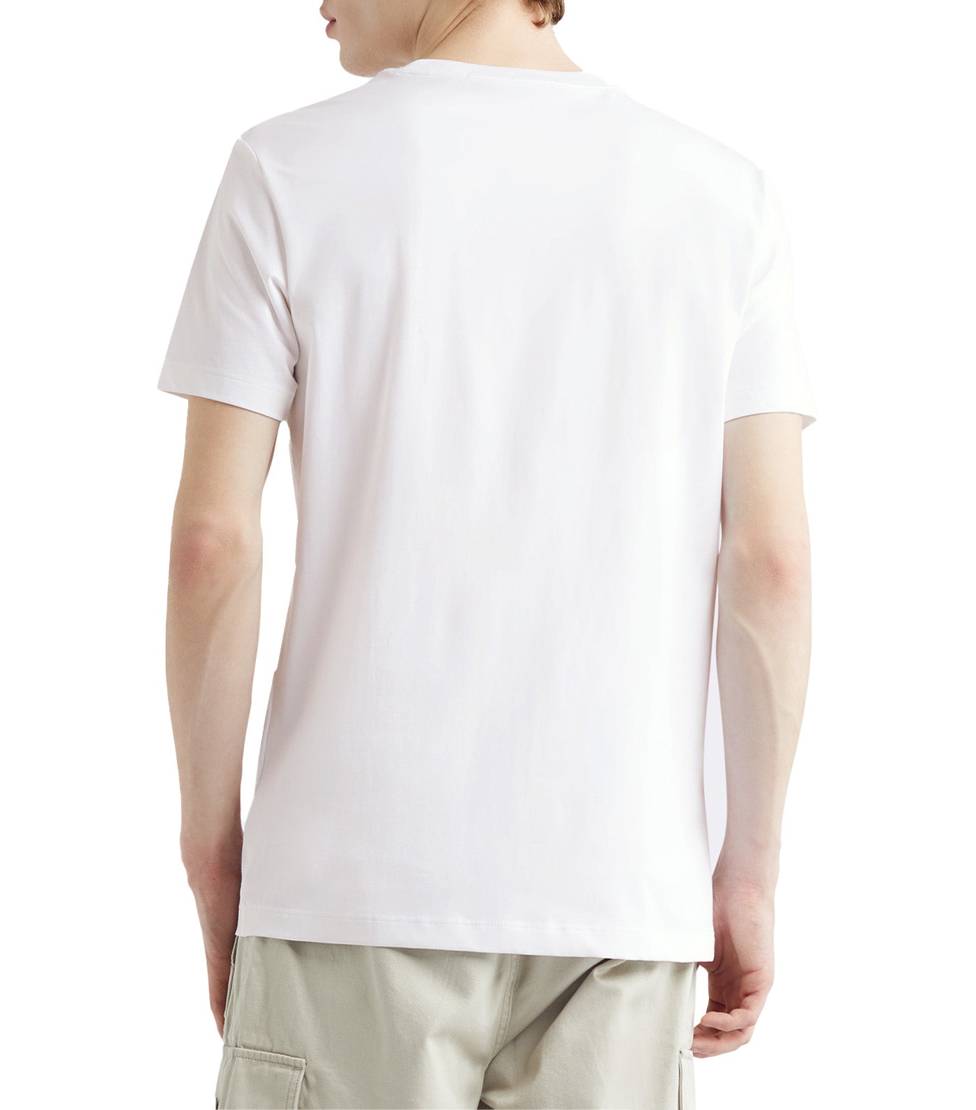 Small Box Logo Pima Cotton Slim Tee Bright White