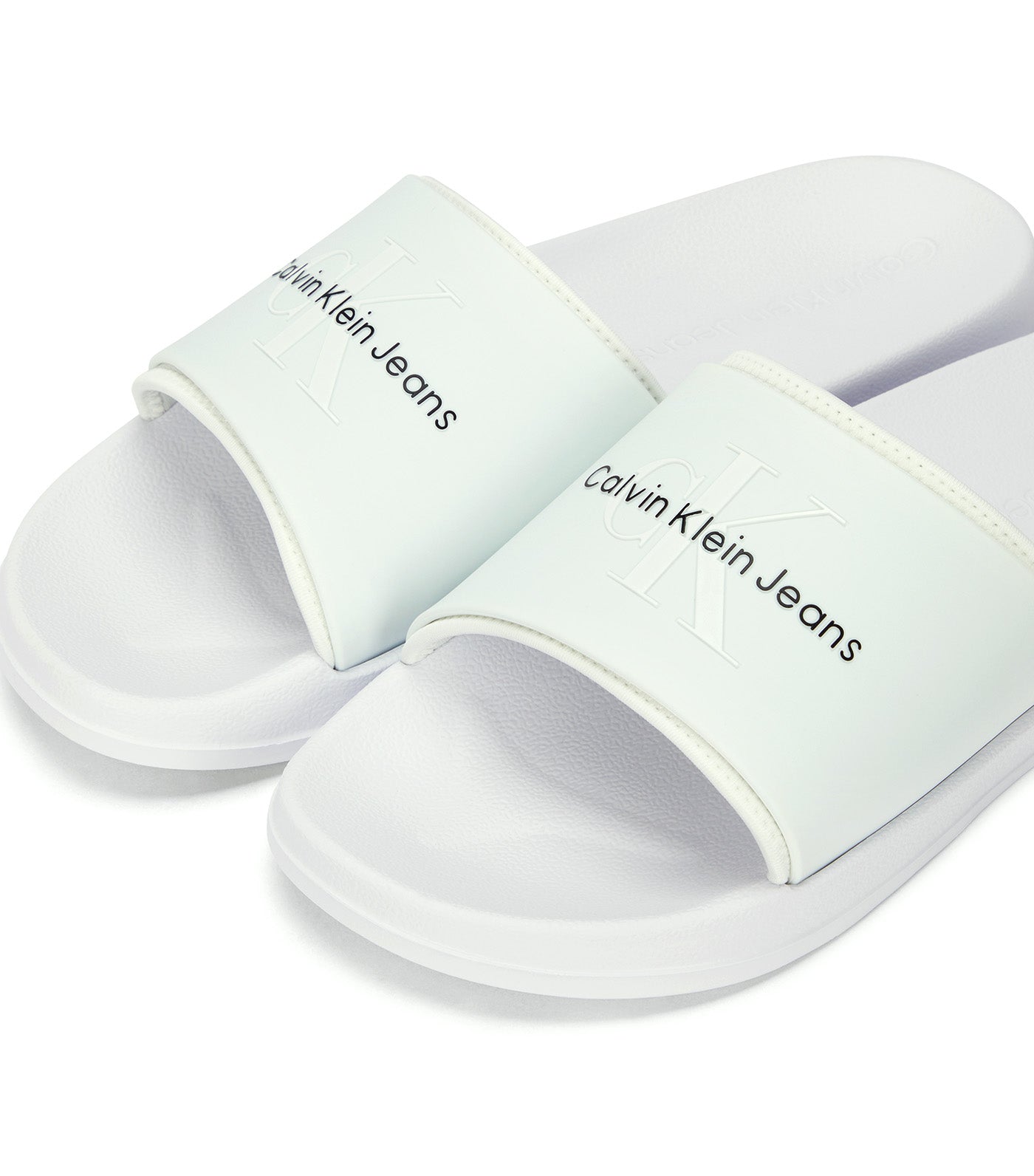 Norwich Monogram Slides White