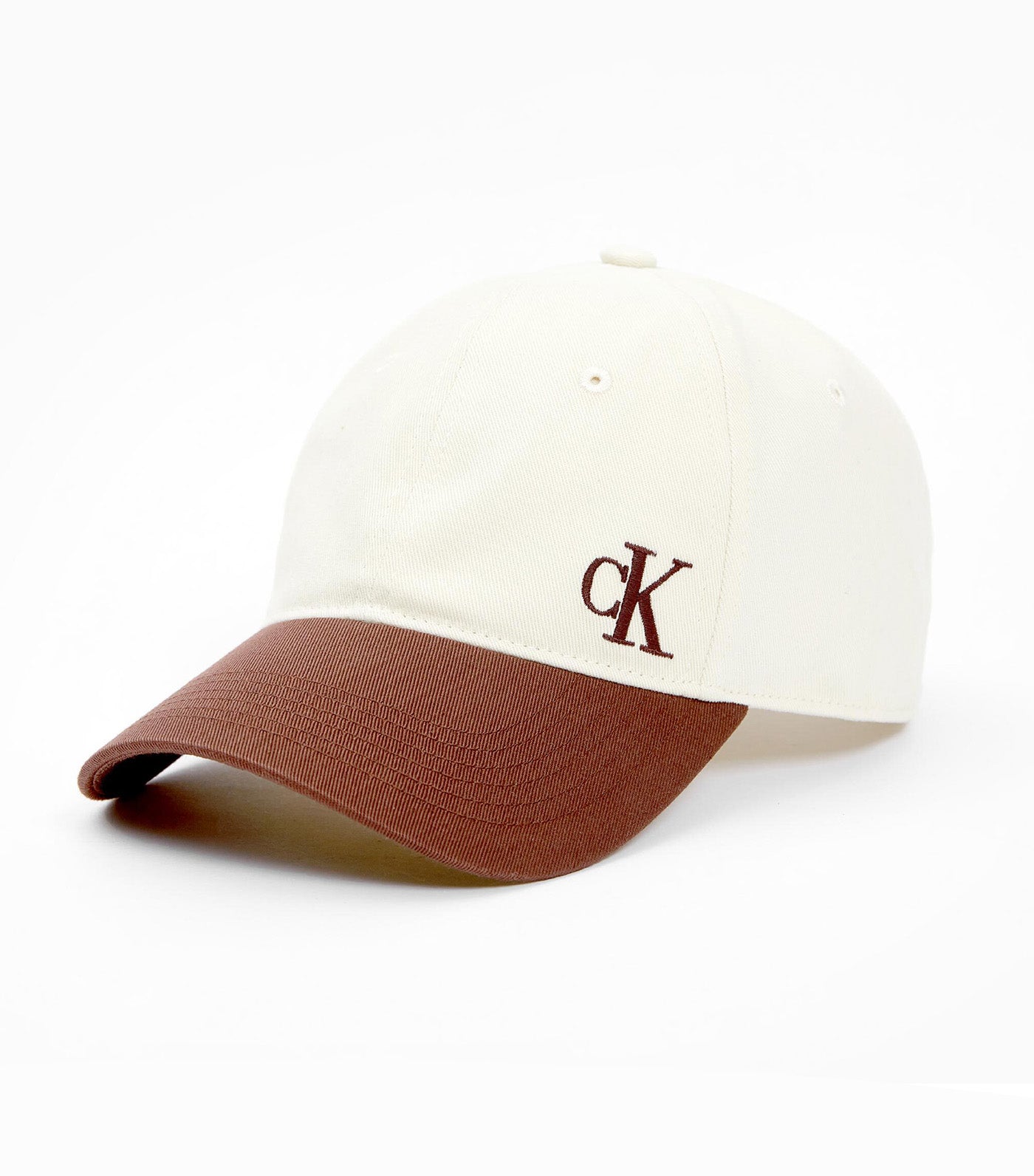 Monogram Color Block Cap Chocolate Fondant