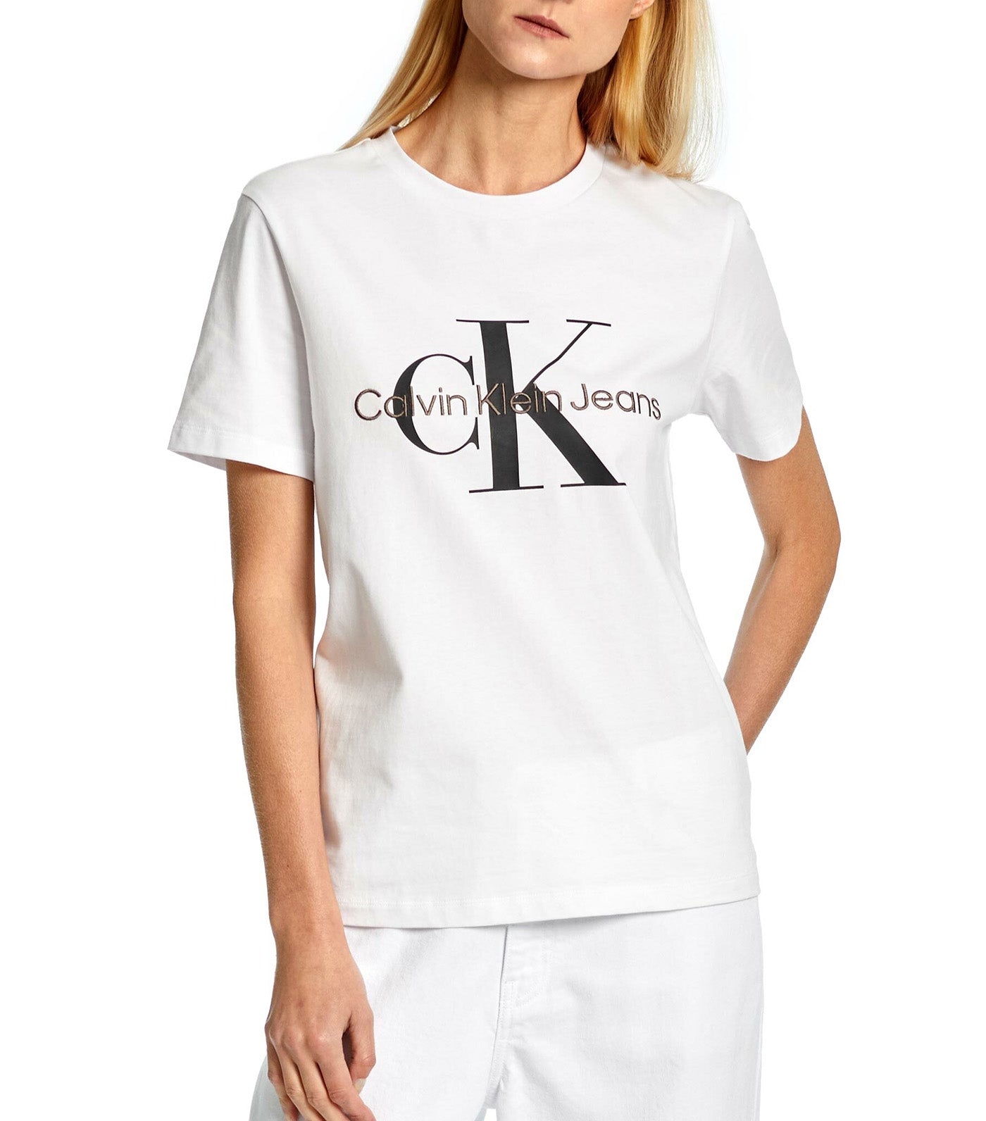 Organic Cotton Monogram T-shirt White