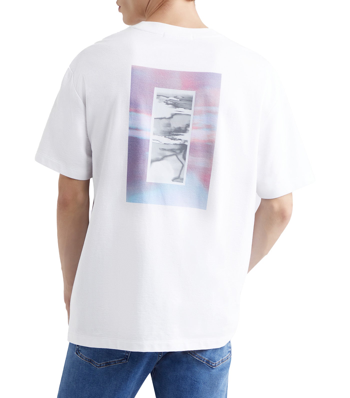 Diffused Monologo T-Shirt Bright White