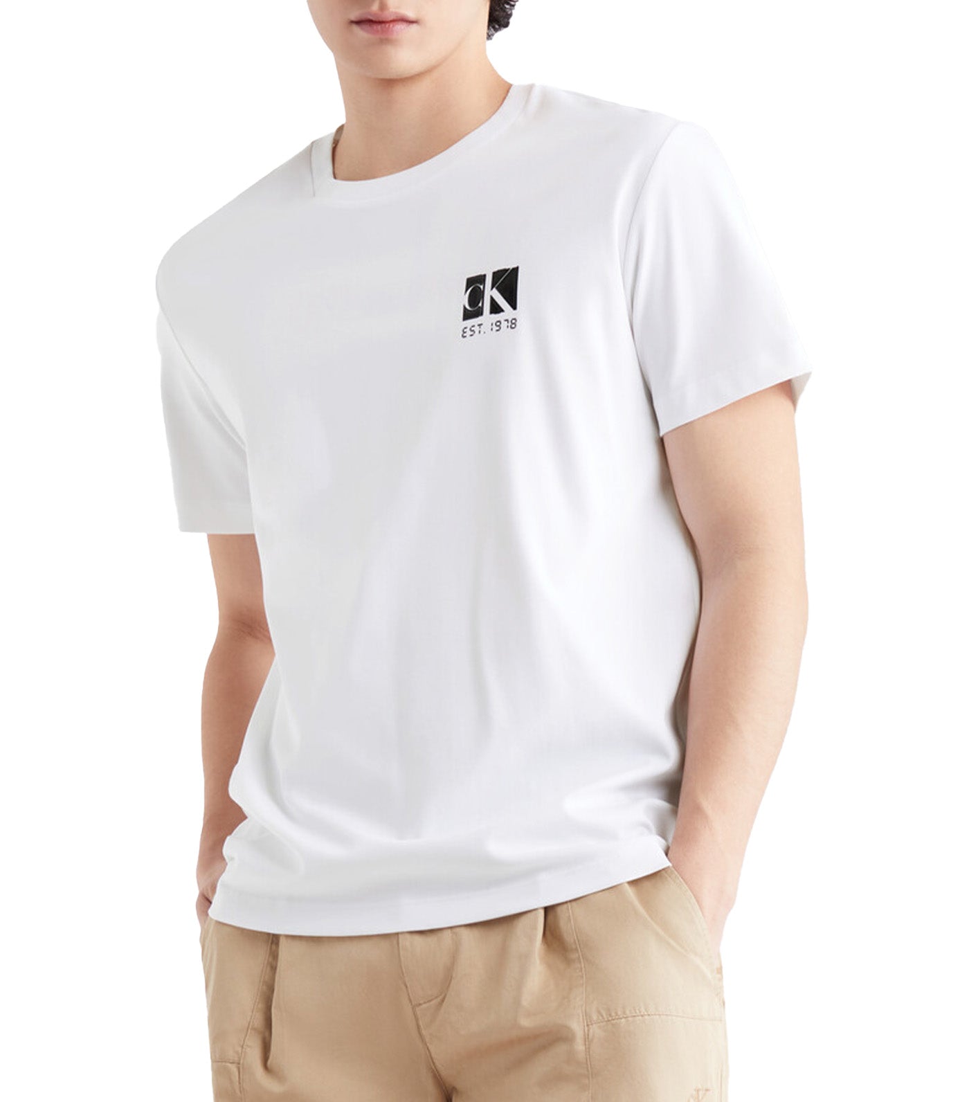 Seasonal Monogram Mercerized Cotton T-Shirt Bright White