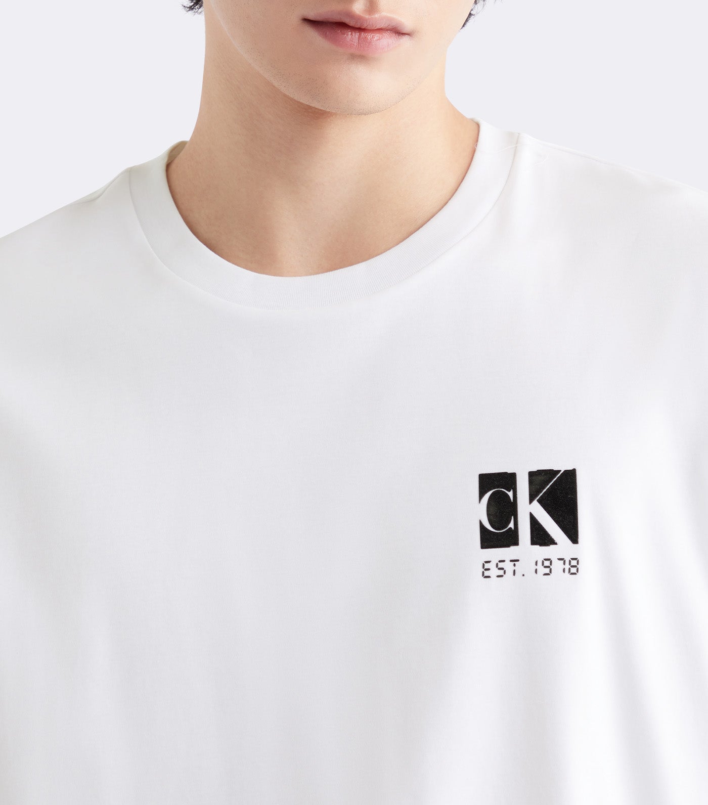 Seasonal Monogram Mercerized Cotton T-Shirt Bright White