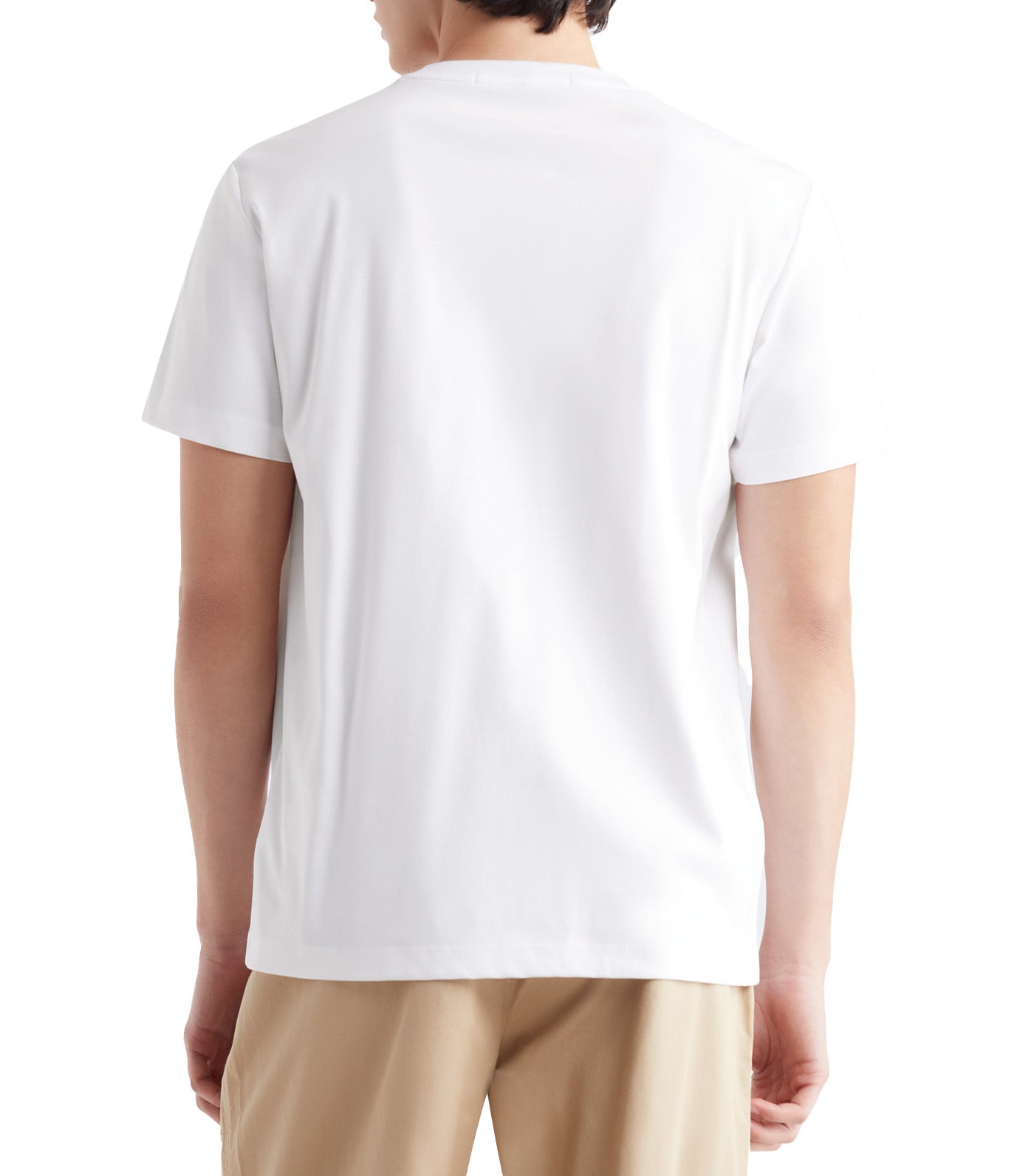 Seasonal Monogram Mercerized Cotton T-Shirt Bright White