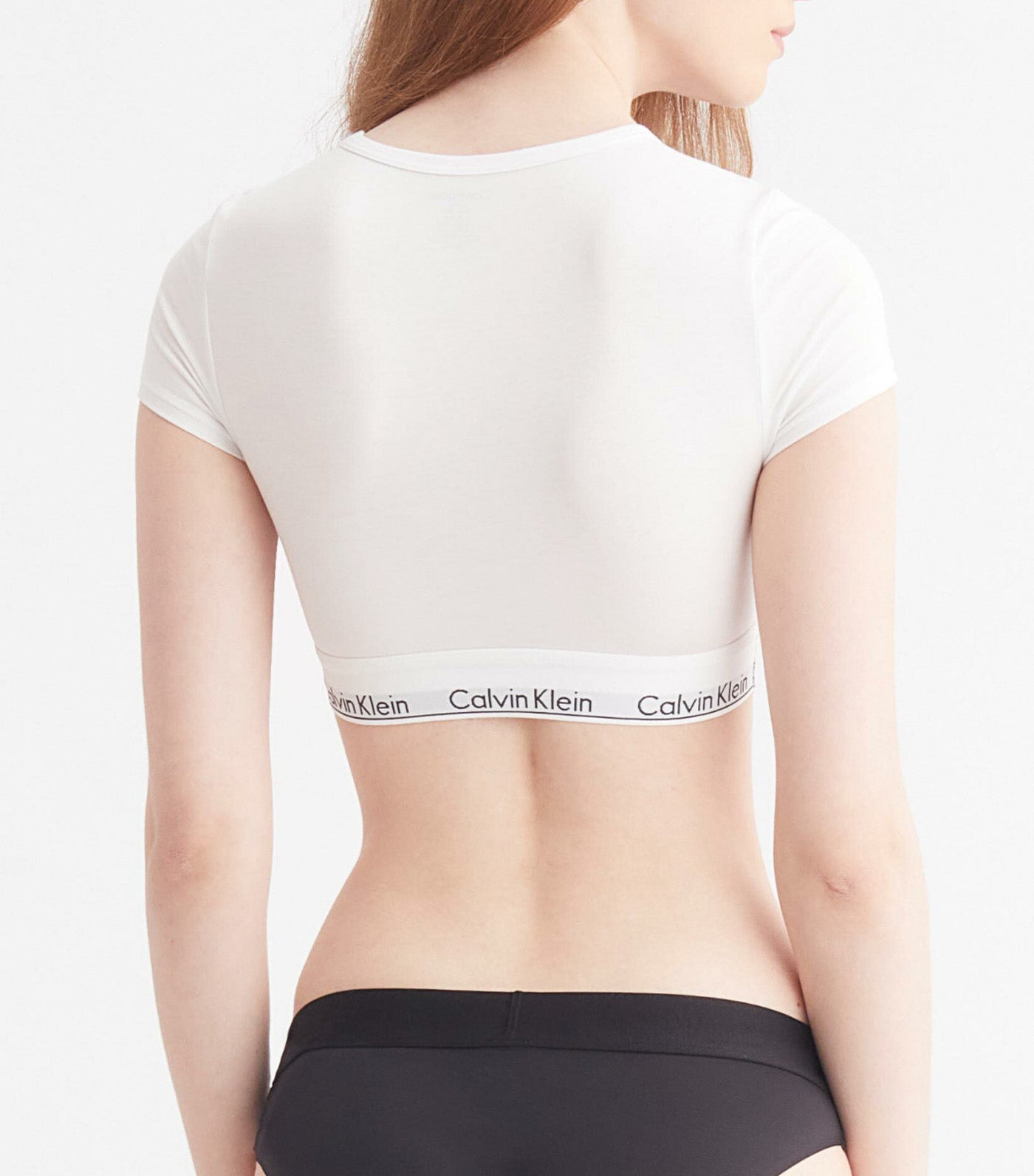 Modern Cotton T-Shirt Bralette White