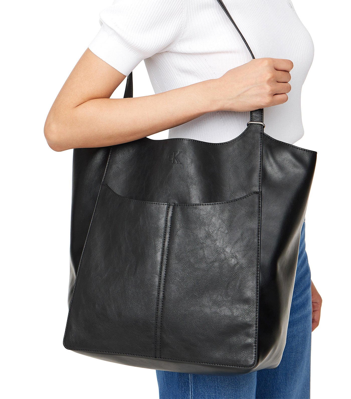 Convertible Shopper Bag Black