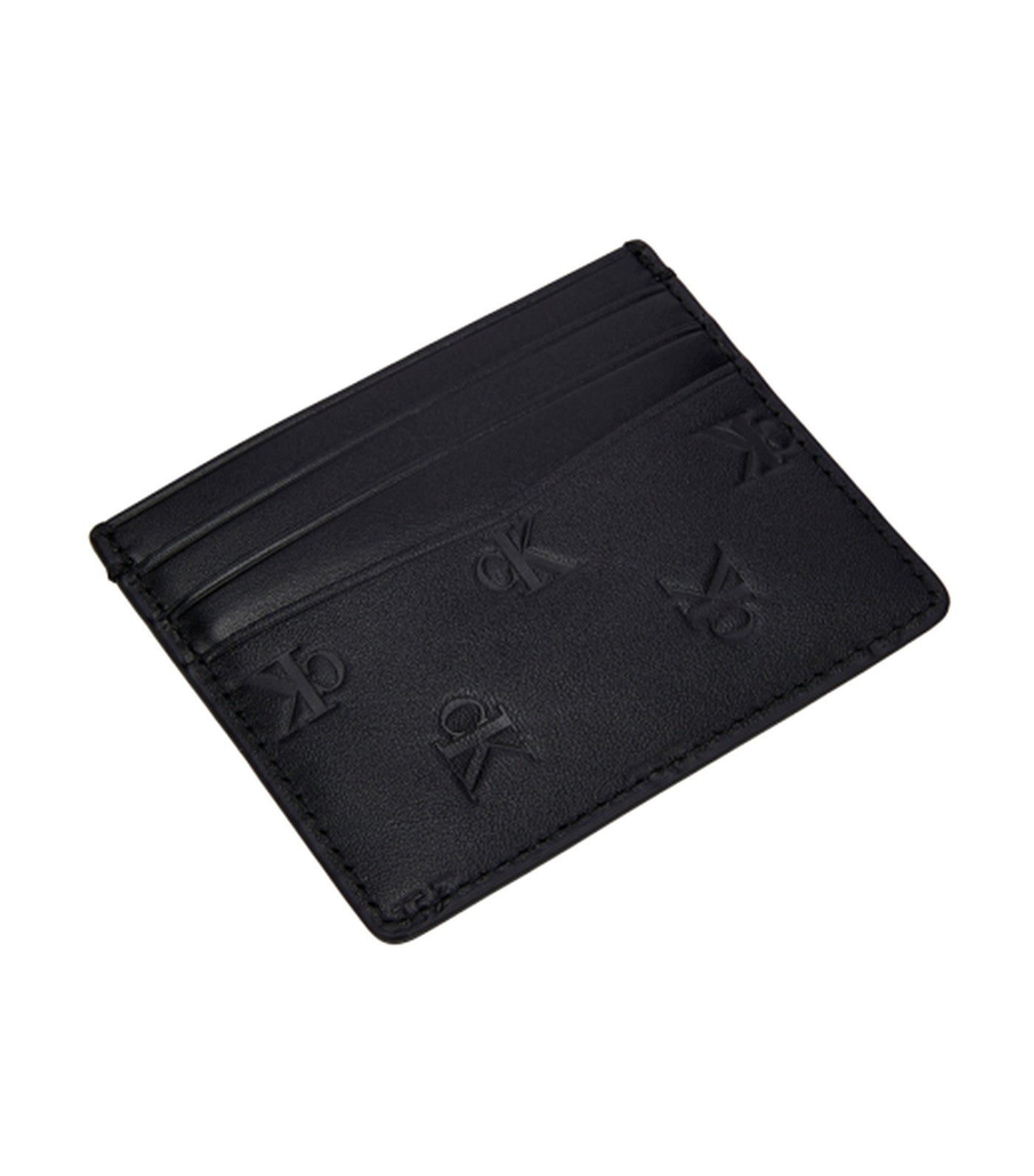 Embossed Monogram Cardcase Black