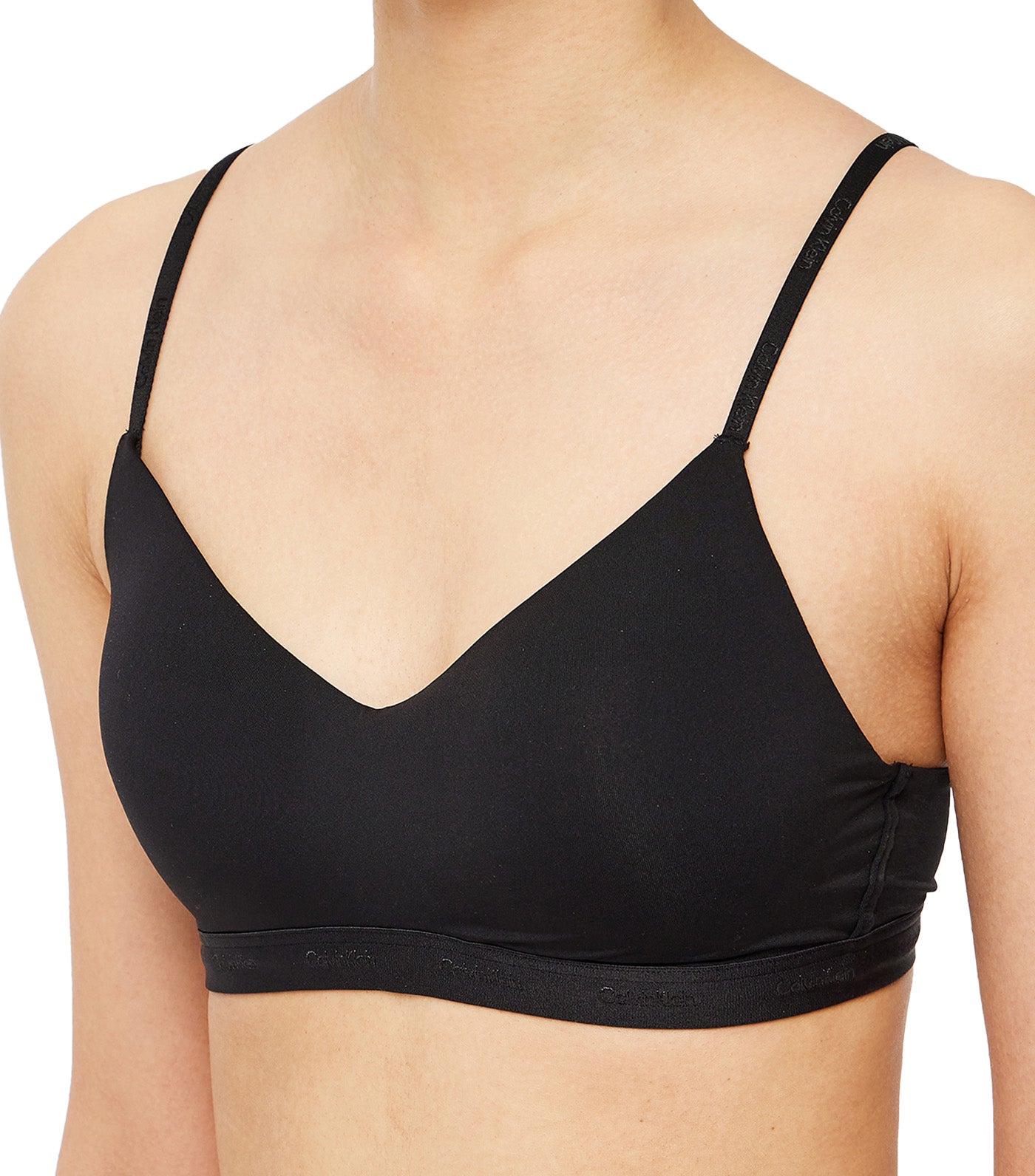 Form To Body Lightly Lined Bralette Black