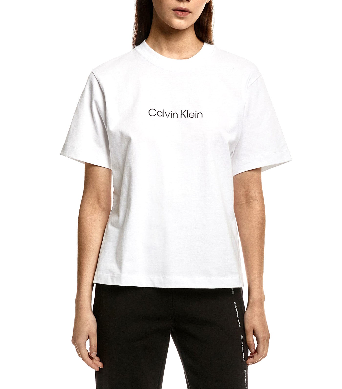 Relaxed Standard Logo Crew Neck T-Shirt Brilliant White