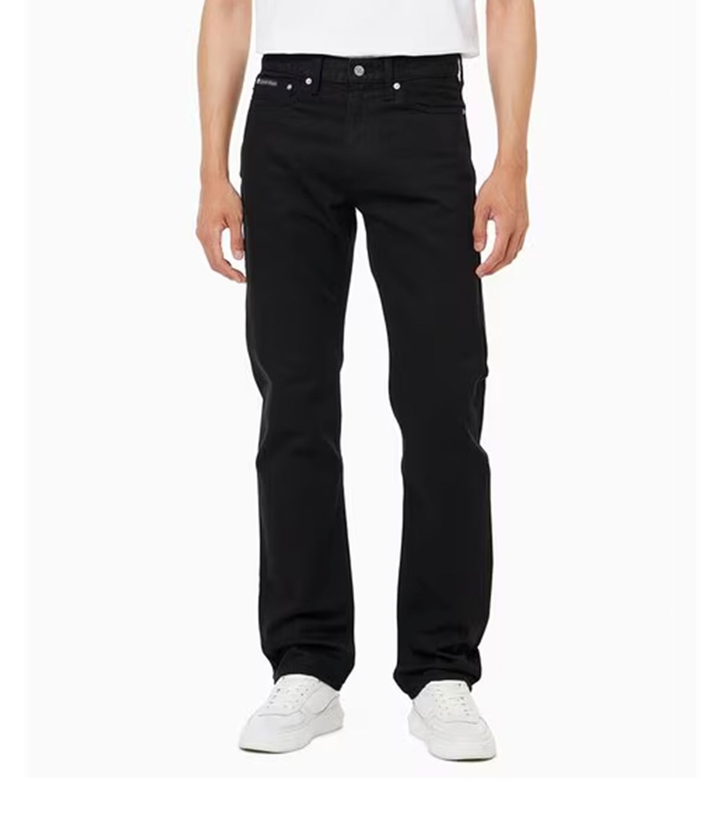 Standard Straight Jeans Denim Black