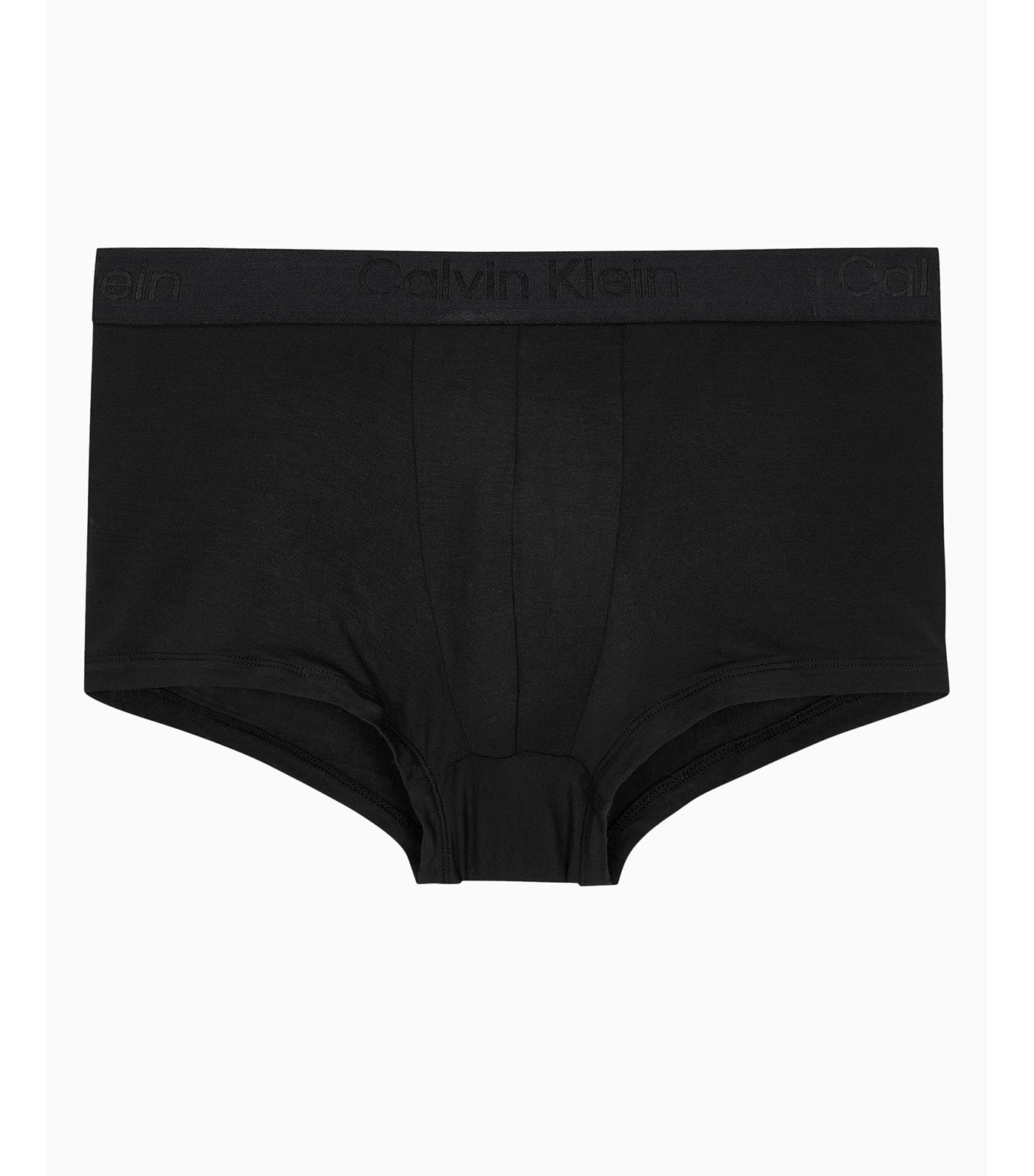 Silk Knit Low Rise Trunks Black