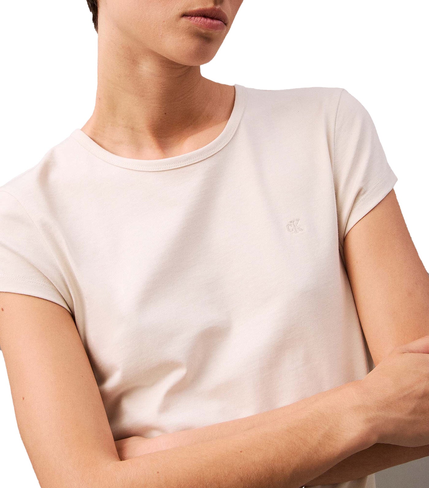 Calvin Klein Archive Logo Baby T-Shirt Dress Chalk | Rustan's