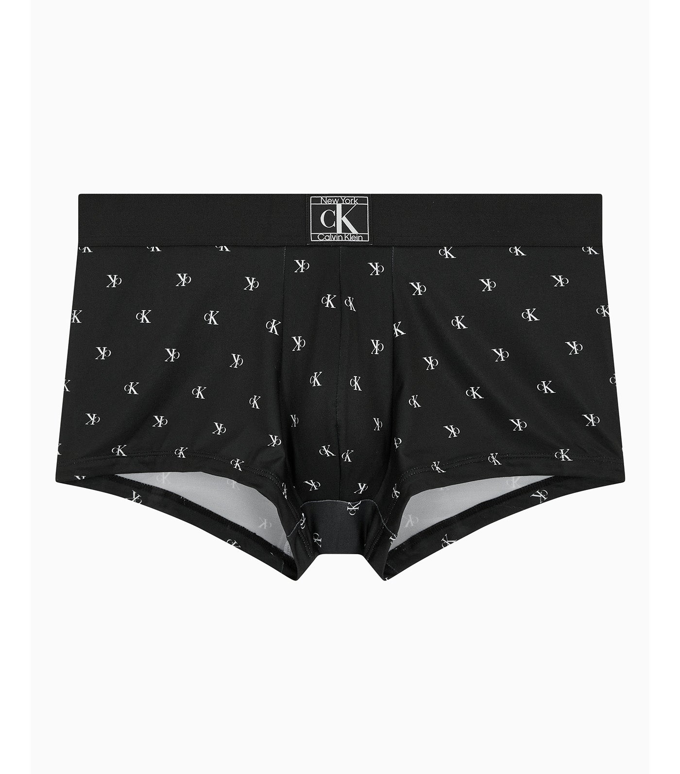 Underwear Low Rise Trunk Printed Black