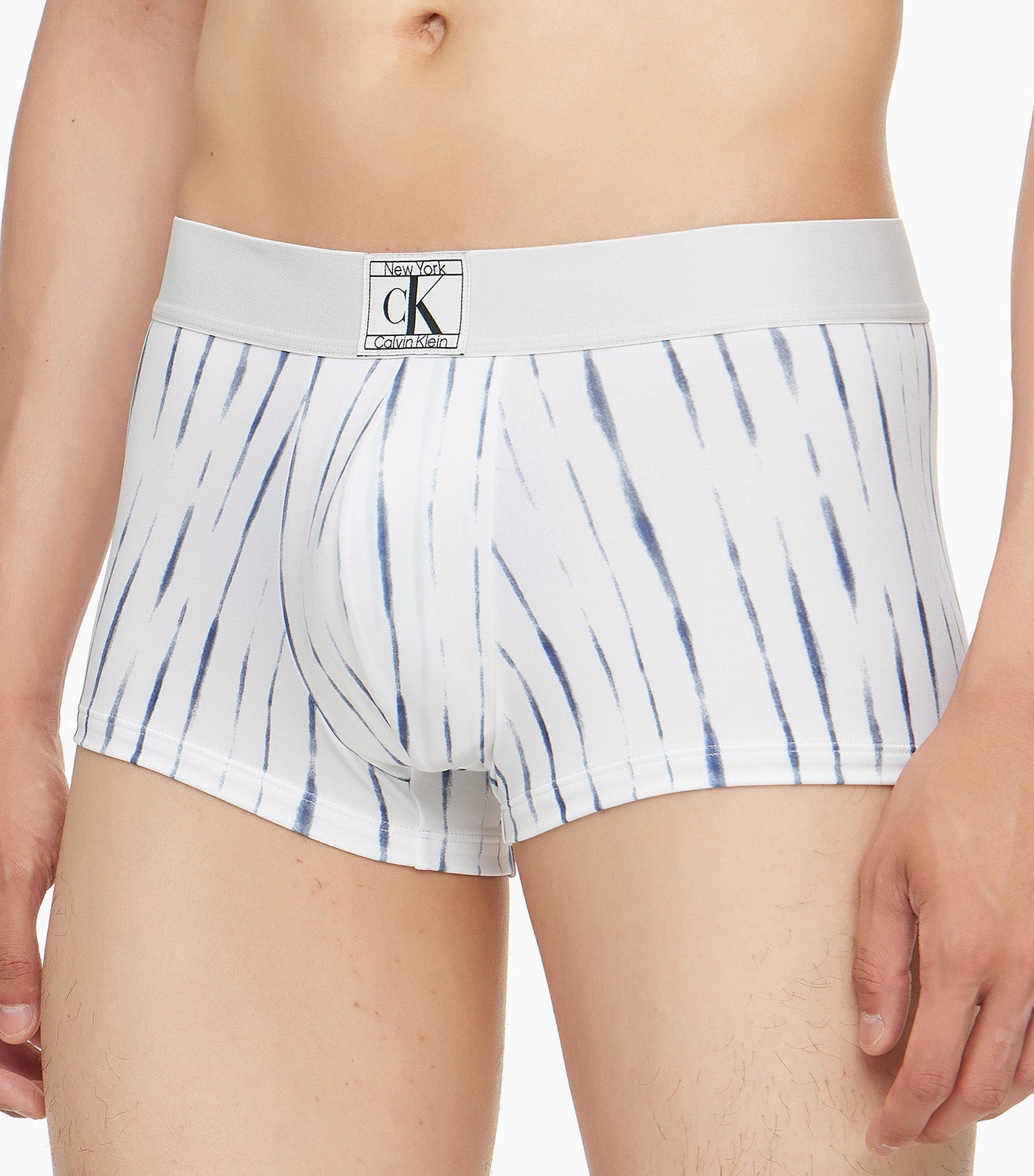 Underwear Low Rise Trunk Printed Light Gray