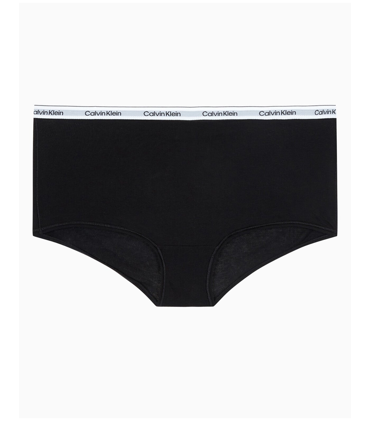 Modern Logo Boyshort Black