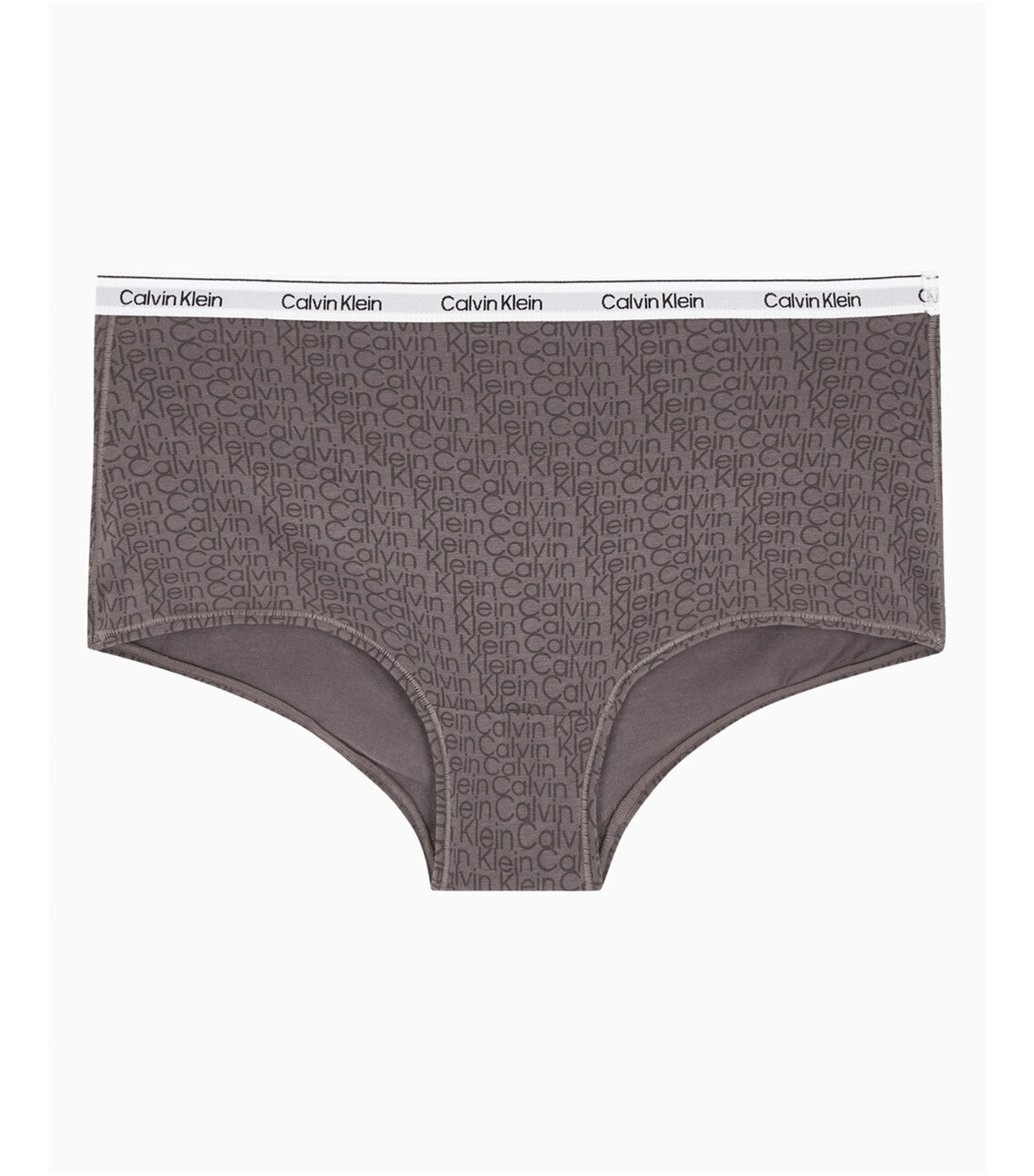 Modern Logo Boyshort Brown