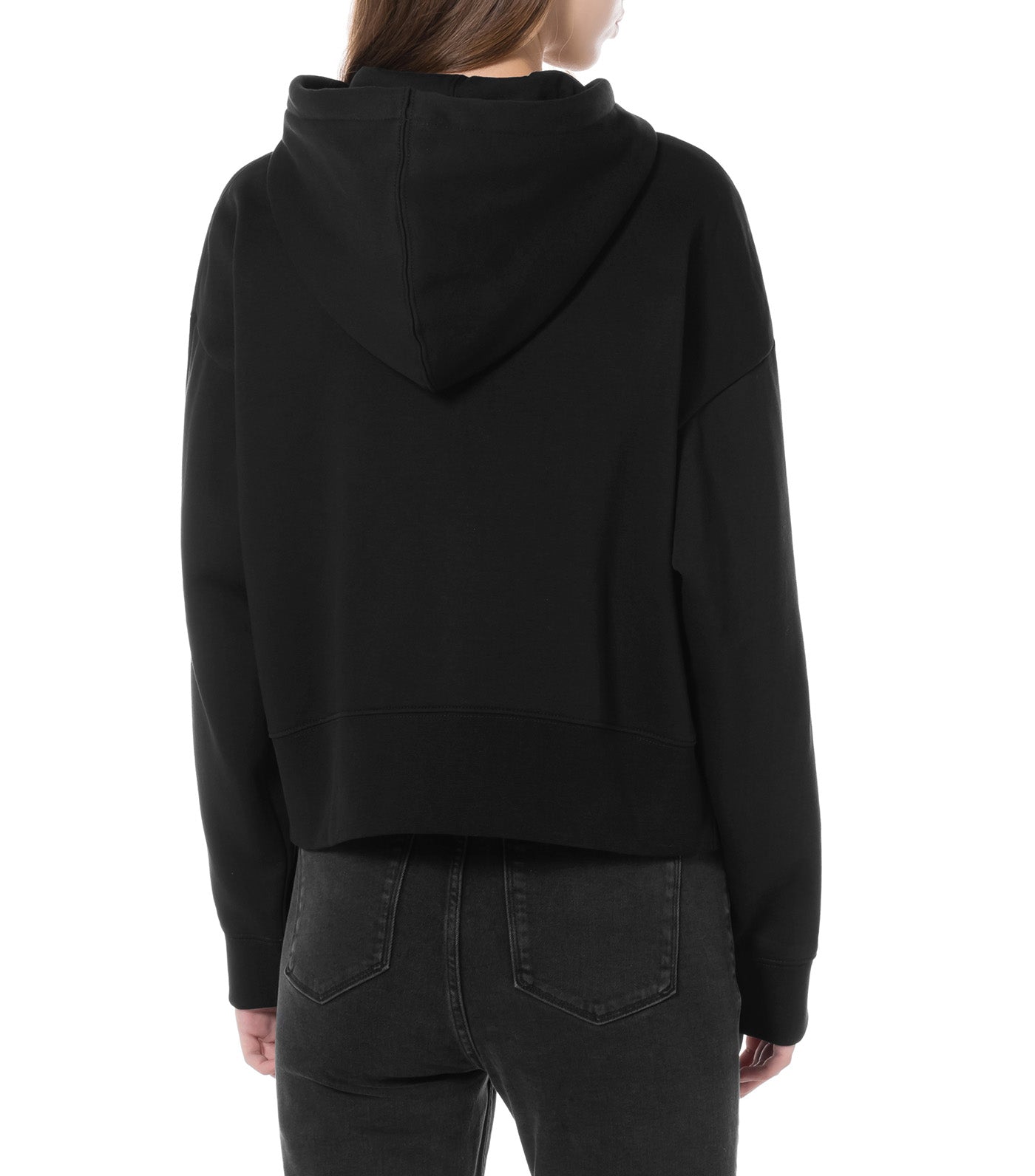 Archive Logo Fleece Zip Hoodie Black