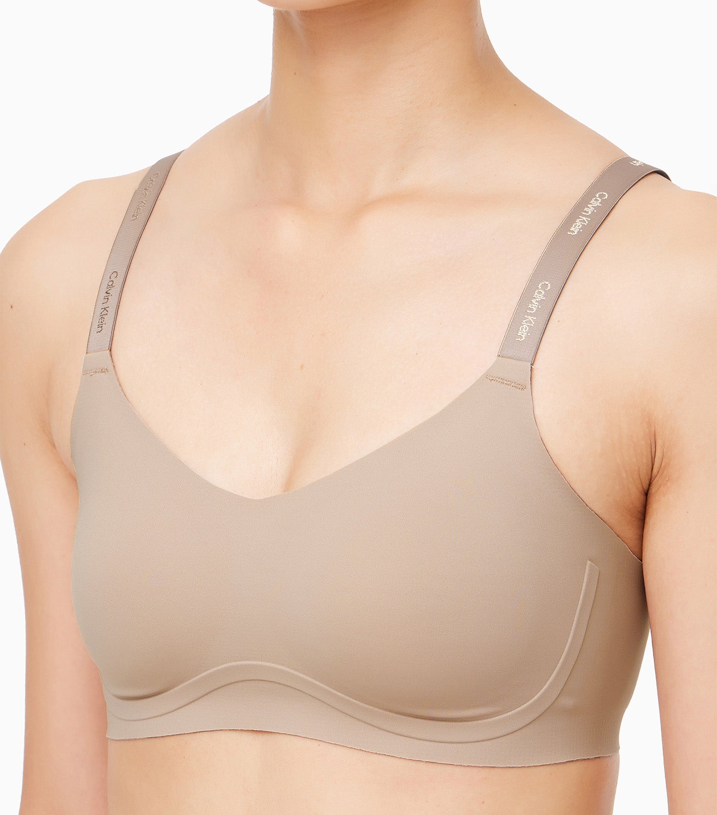 Invisibles Lightly Lined Full Coverage Bralette Beige