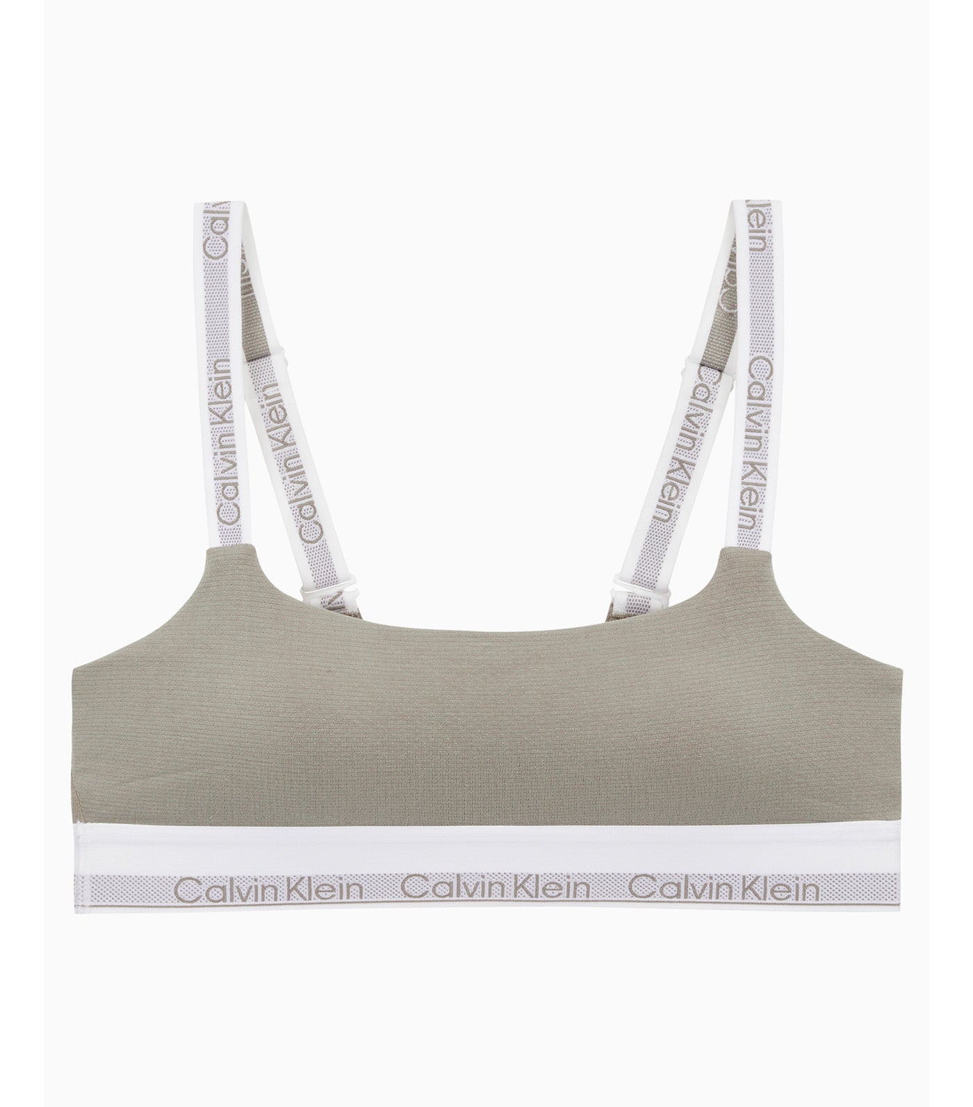 Modern Cotton Lightly Lined Bralette Khaki