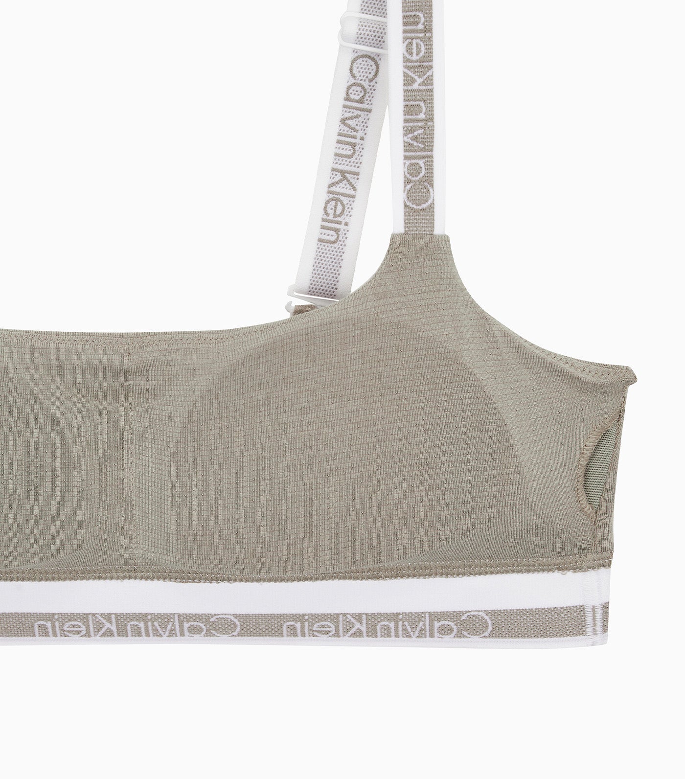 Modern Cotton Lightly Lined Bralette Khaki