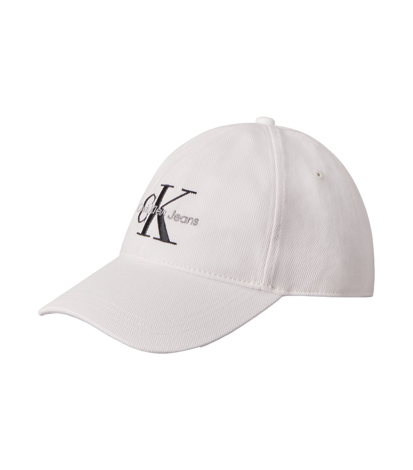 Monogram Logo Baseball Cap Bright White