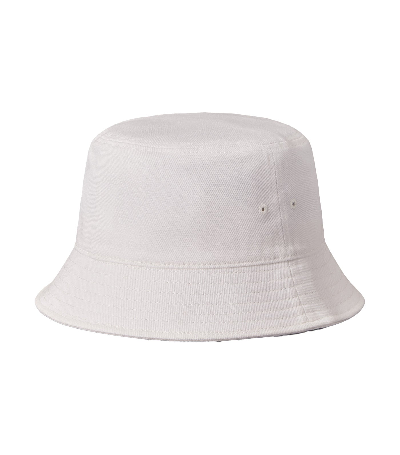 Monogram Logo Bucket Hat Bright White