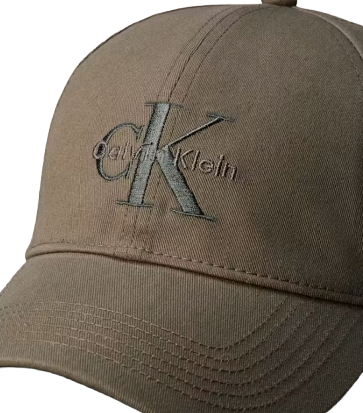 Embroidered Monologo Cap Green