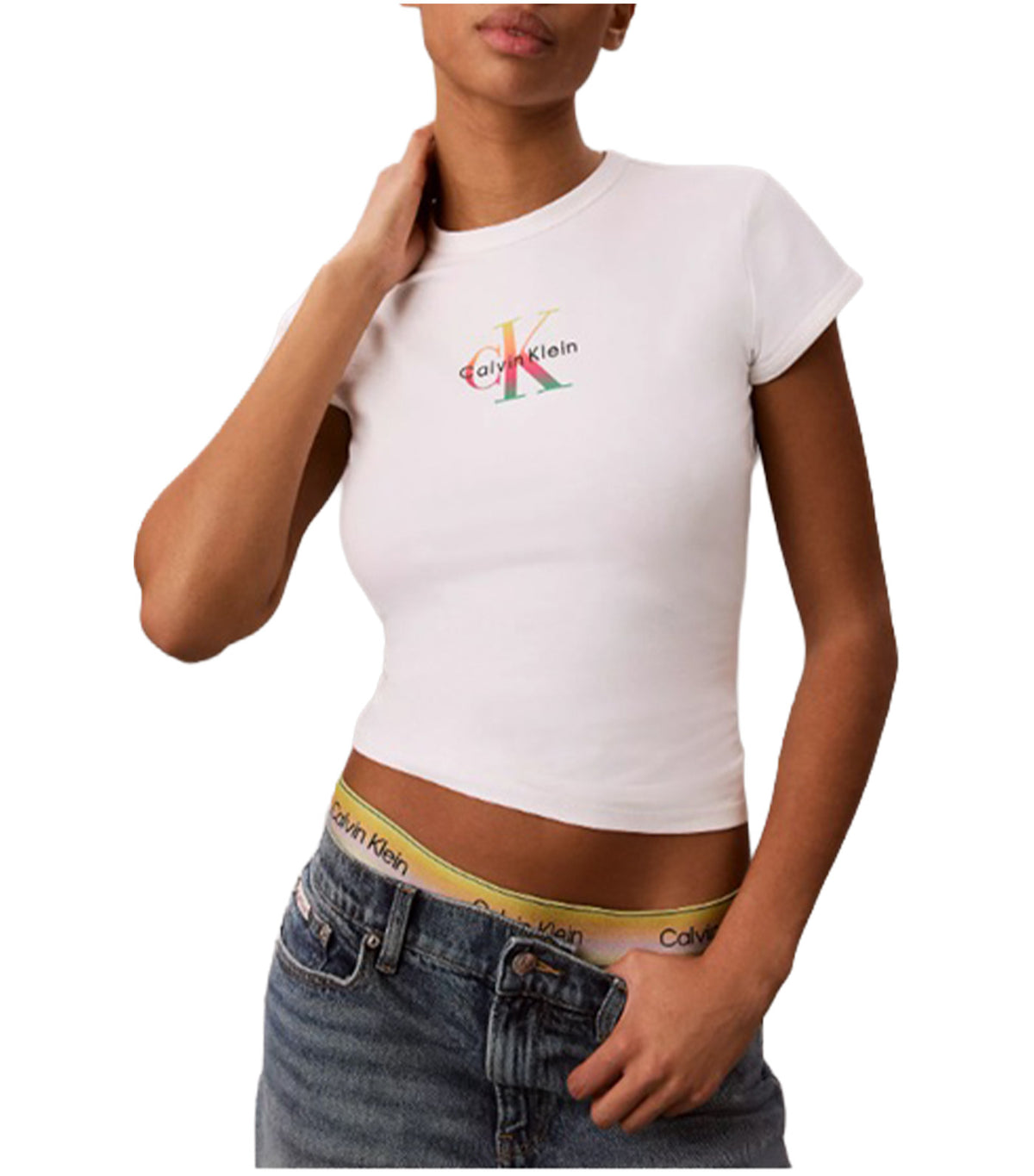 Pride Baby Tee White