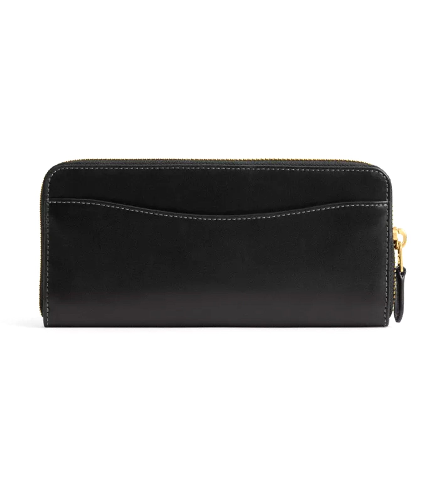 Slim Accordion Zip Black