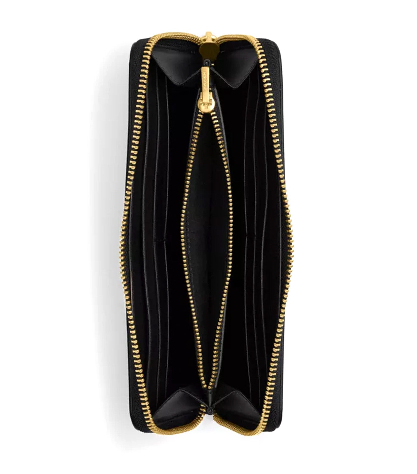 Slim Accordion Zip Black