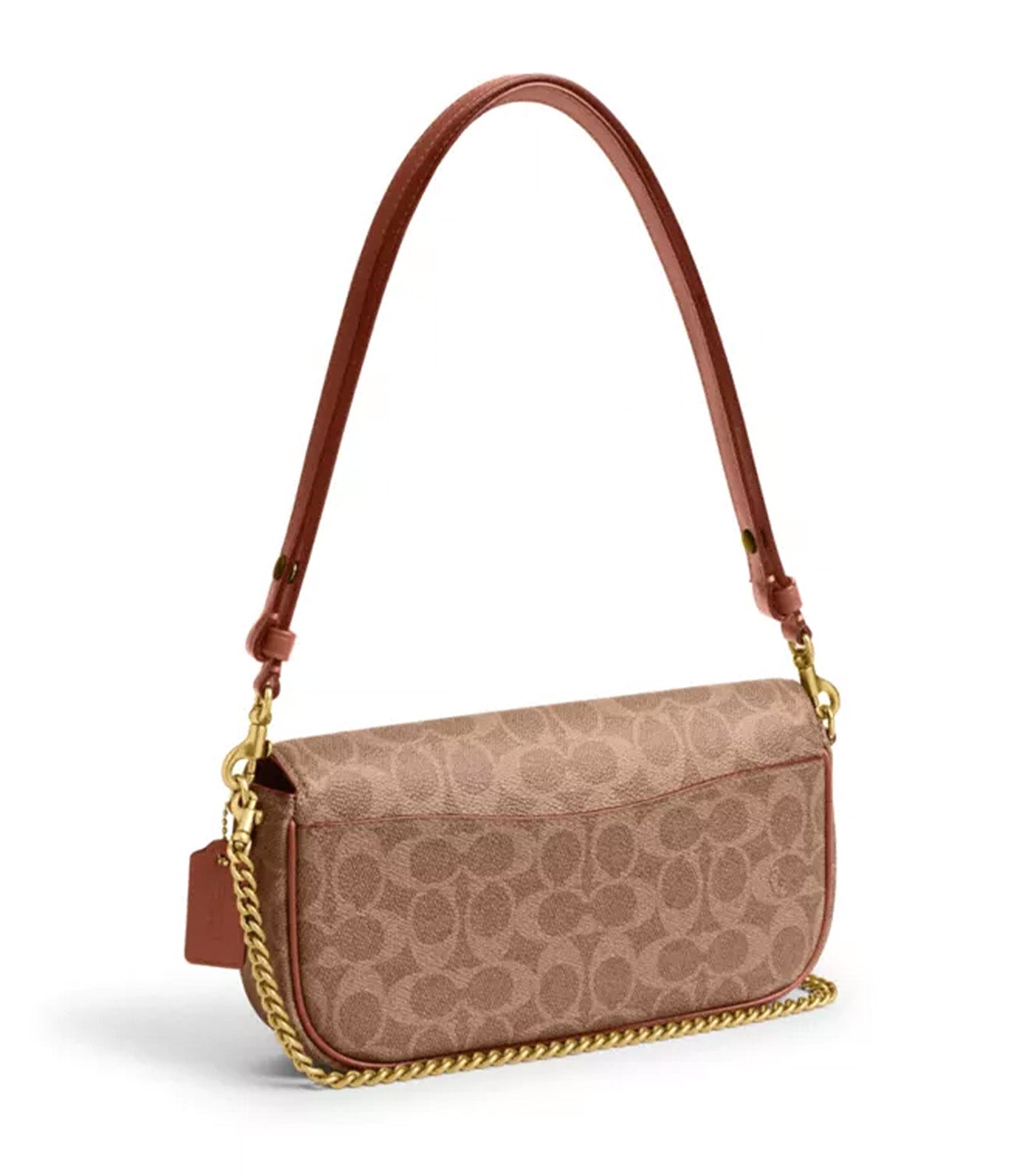 Brook Flap Chain Bag Tan Caramel