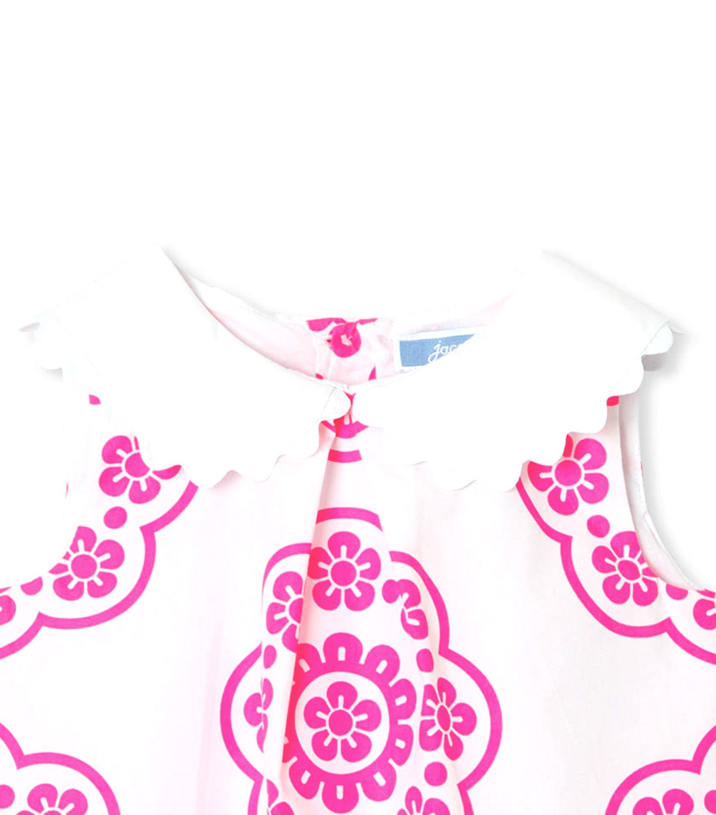 Coralie Dress White/Pink