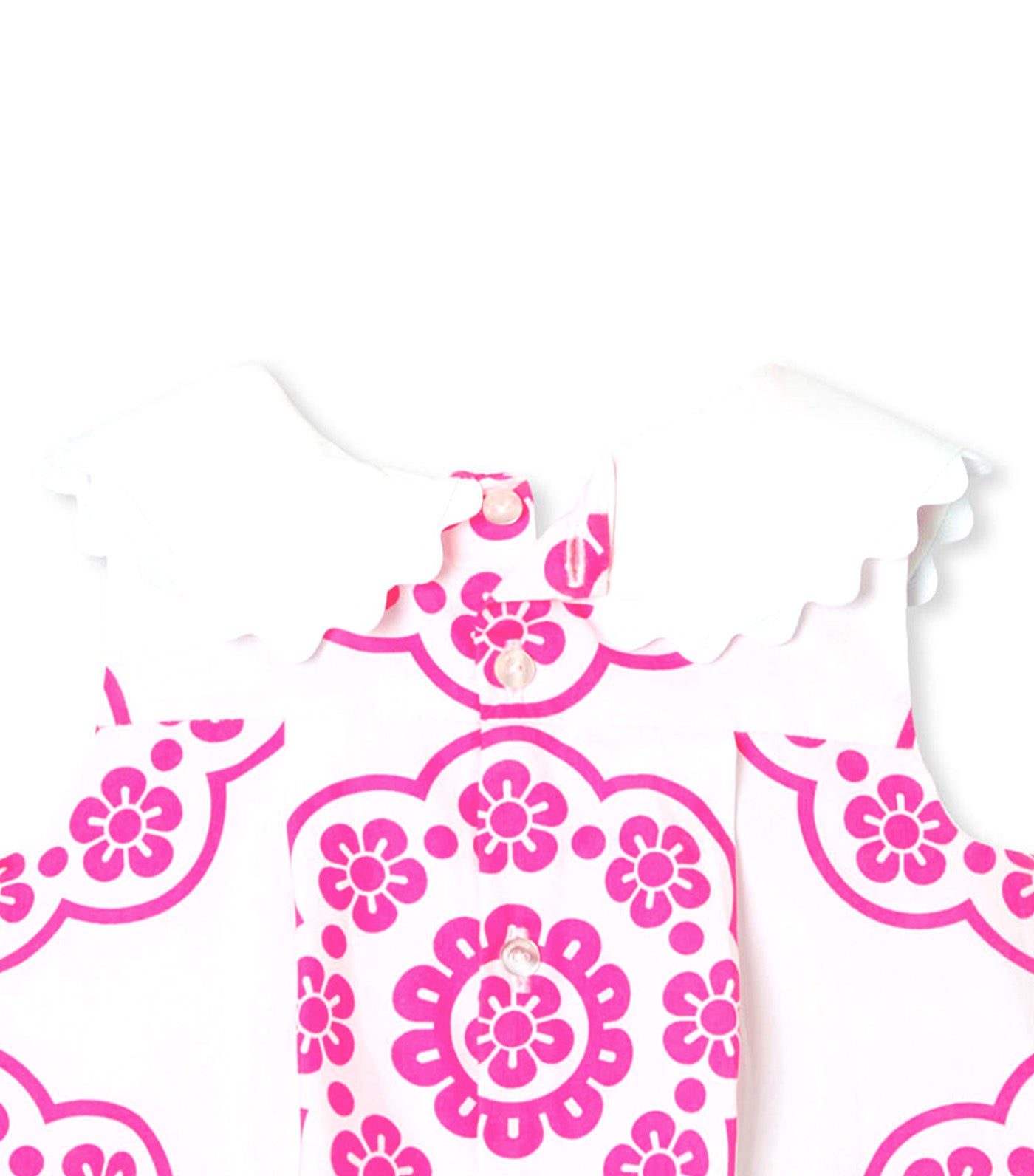 Coralie Dress White/Pink
