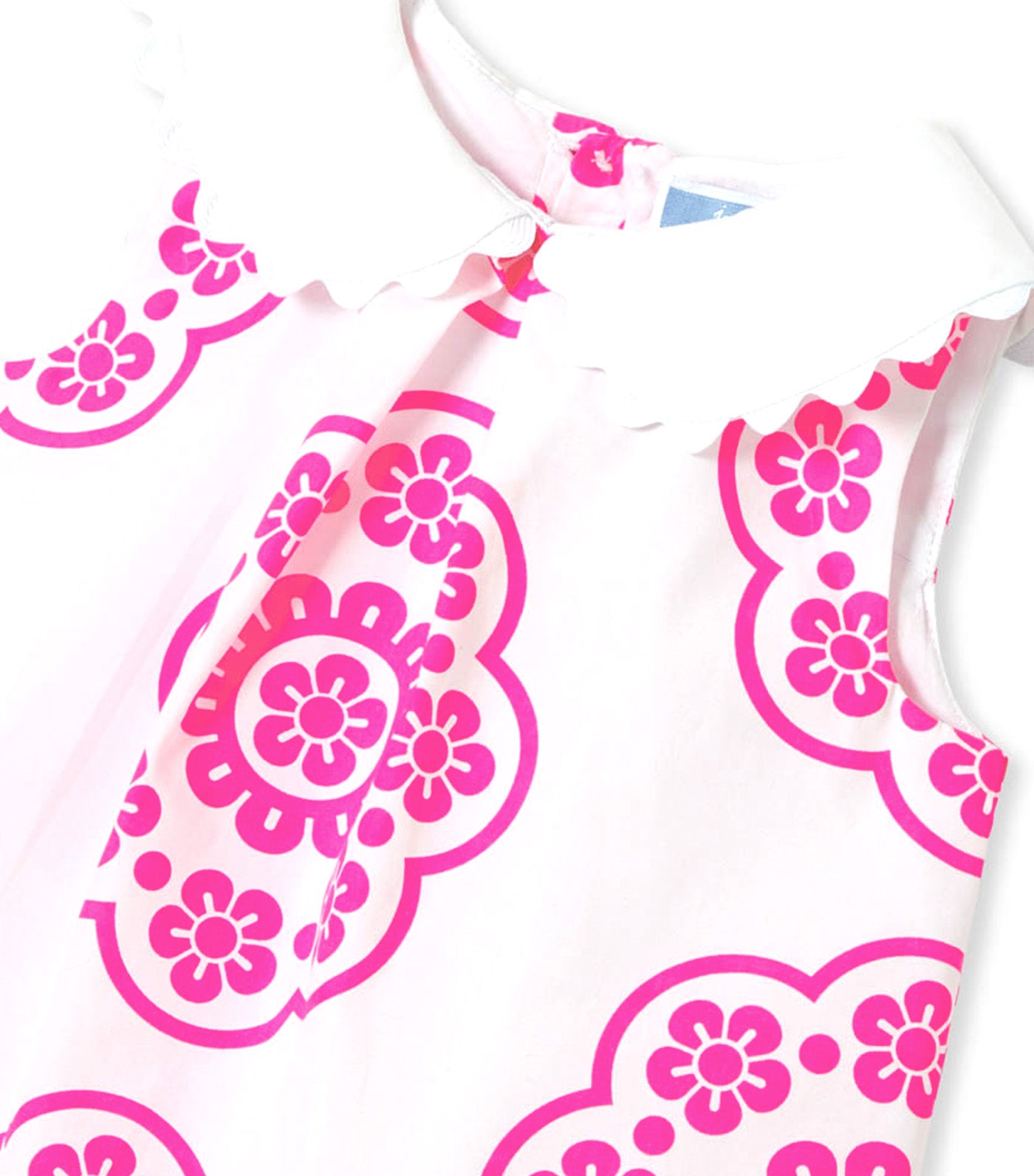 Coralie Dress White/Pink